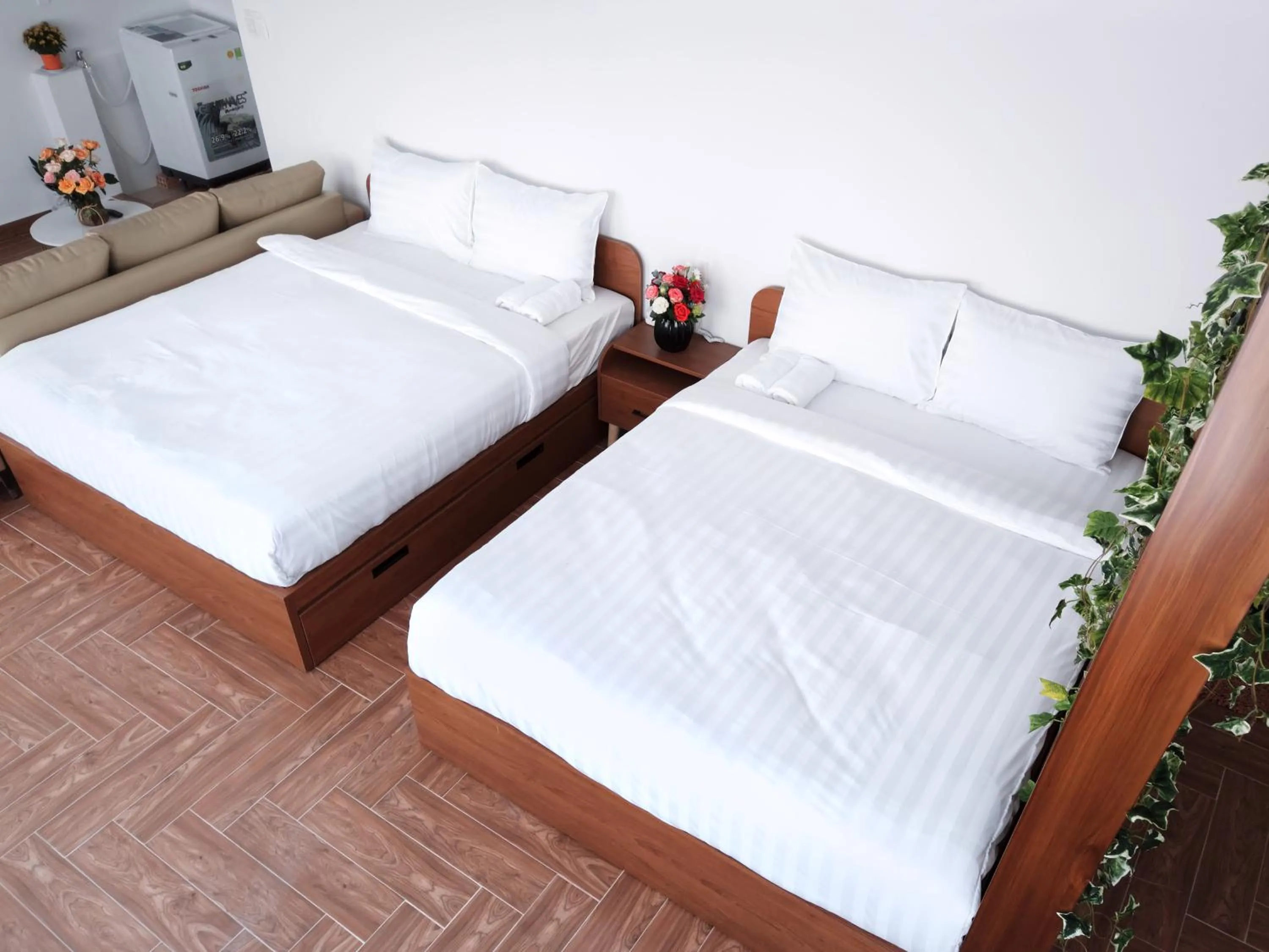Bed in Free Style Hotel Dalat