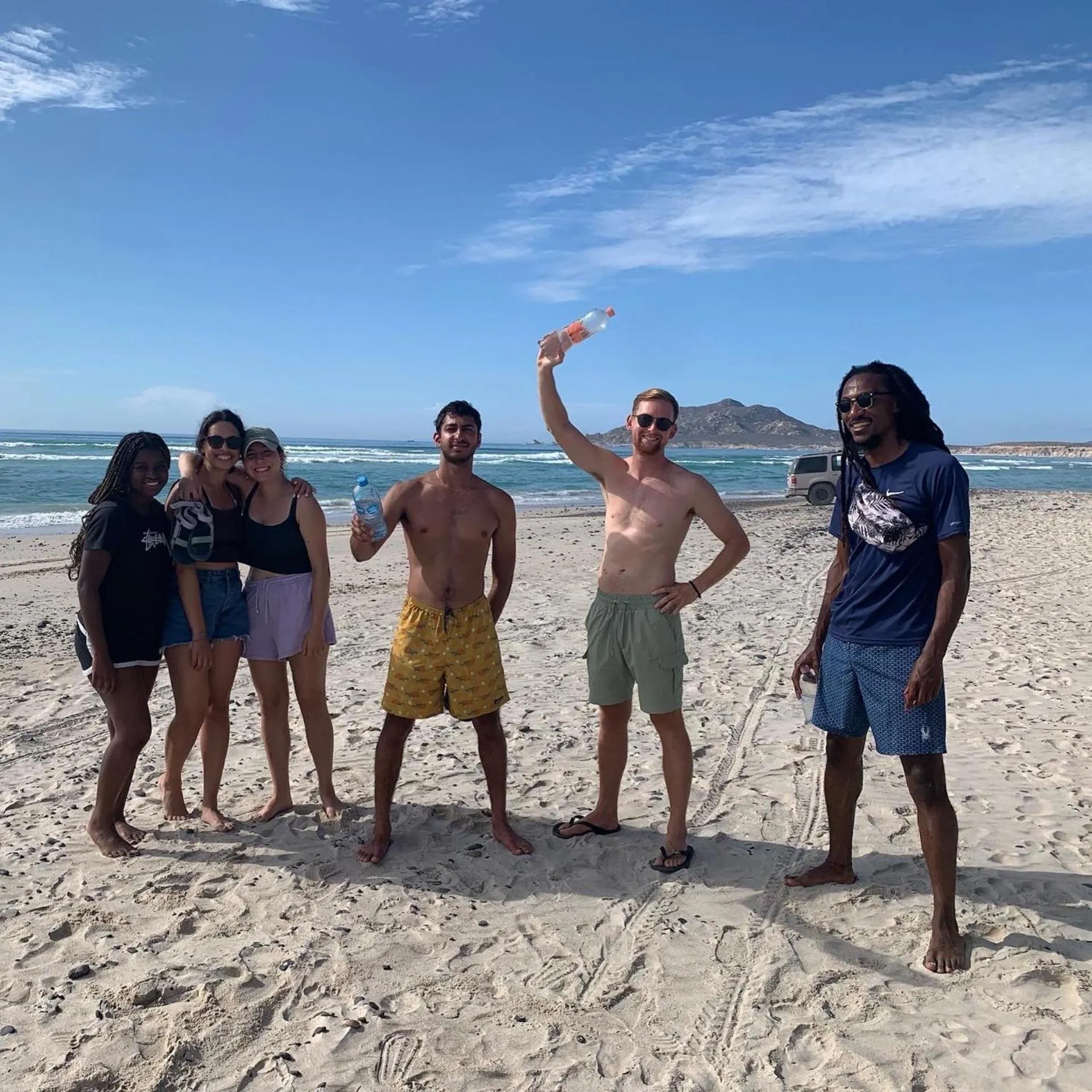 Beach in Desert Heart Hostel