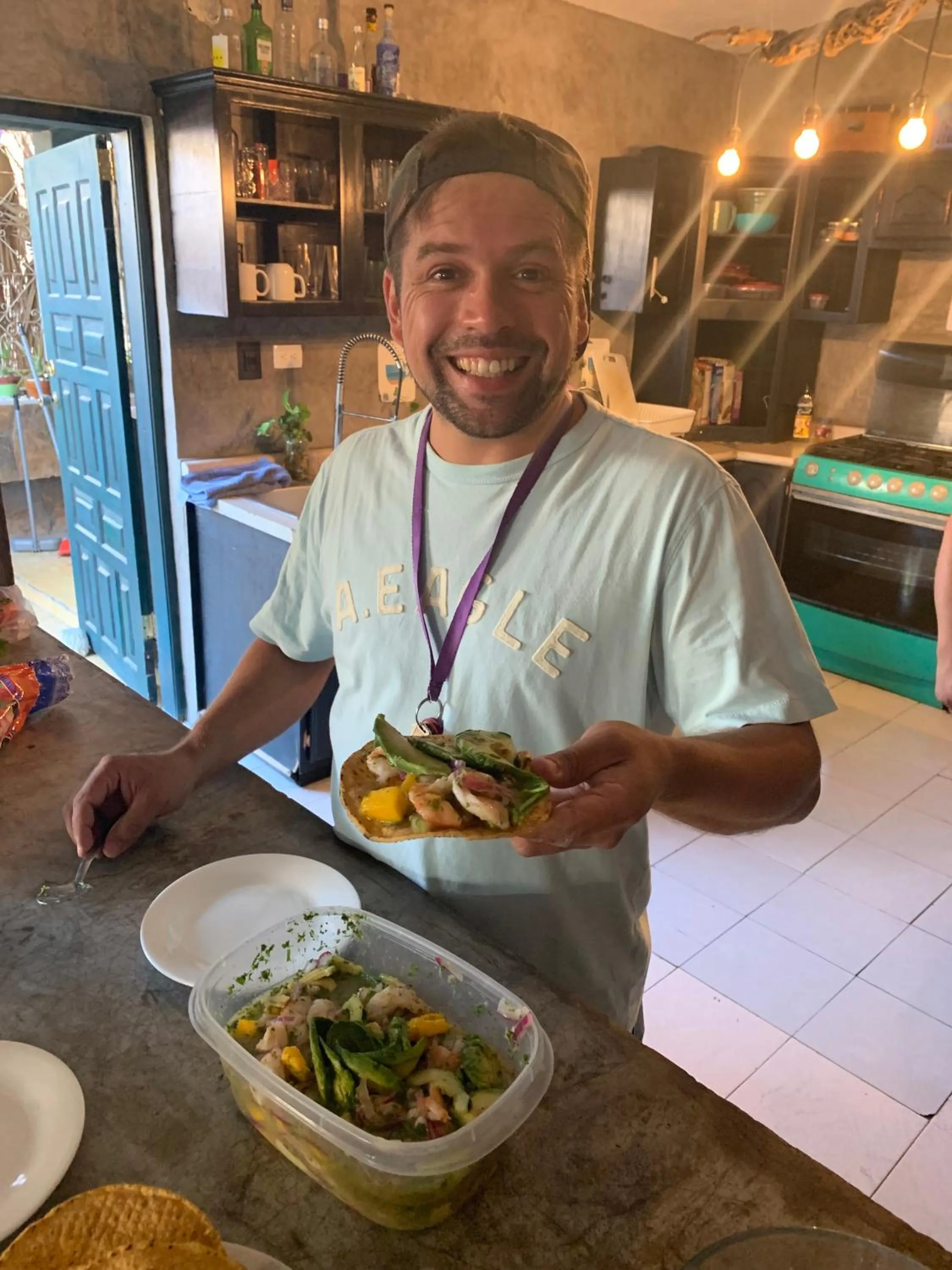 Staff in Desert Heart Hostel