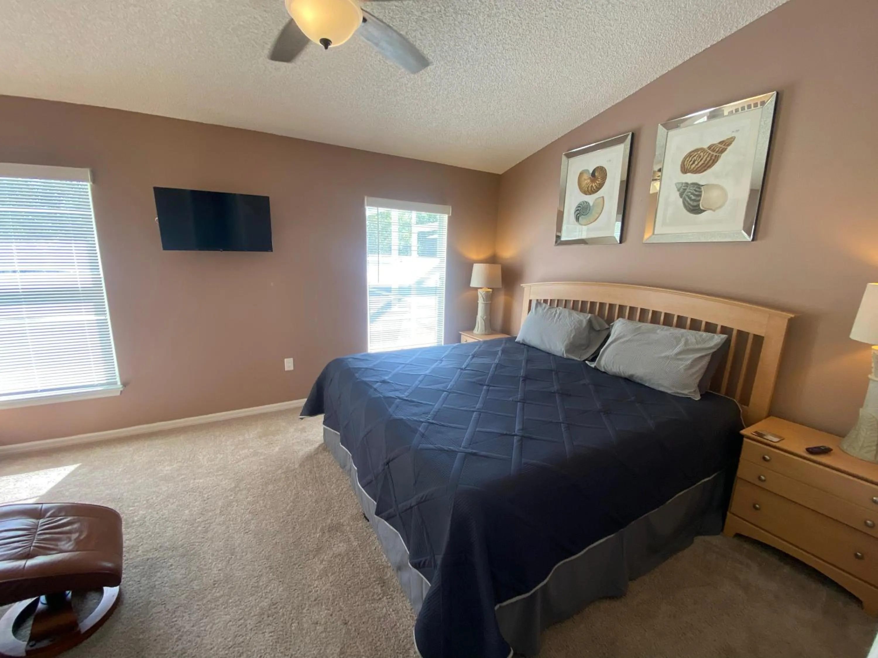 Bedroom, Bed in 3 Bedroom Villa with Poolside Cinema and Games Room Close to theme Parks sleeps 6 plus 2