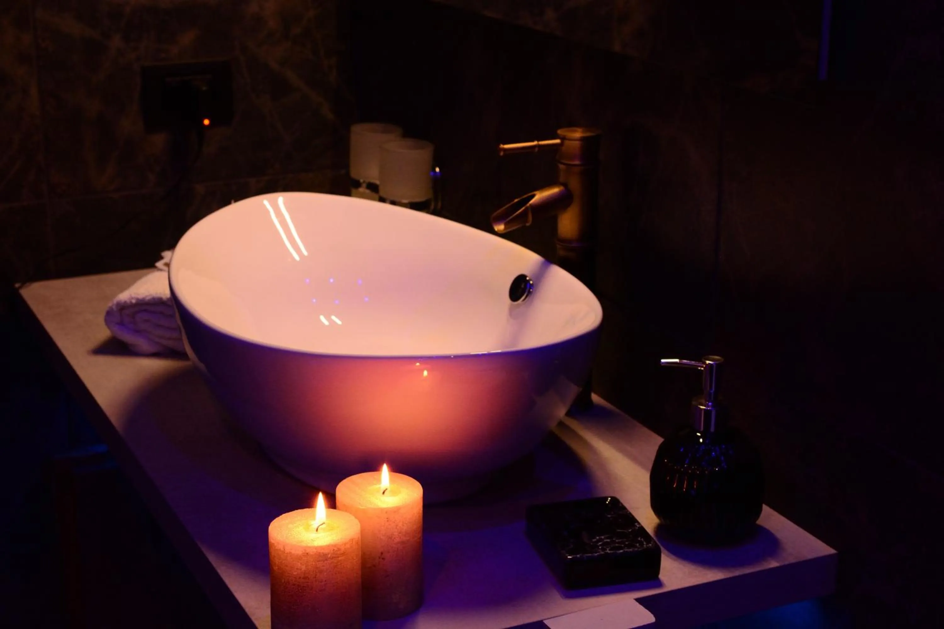 Shower in B&B Villa Maracujà