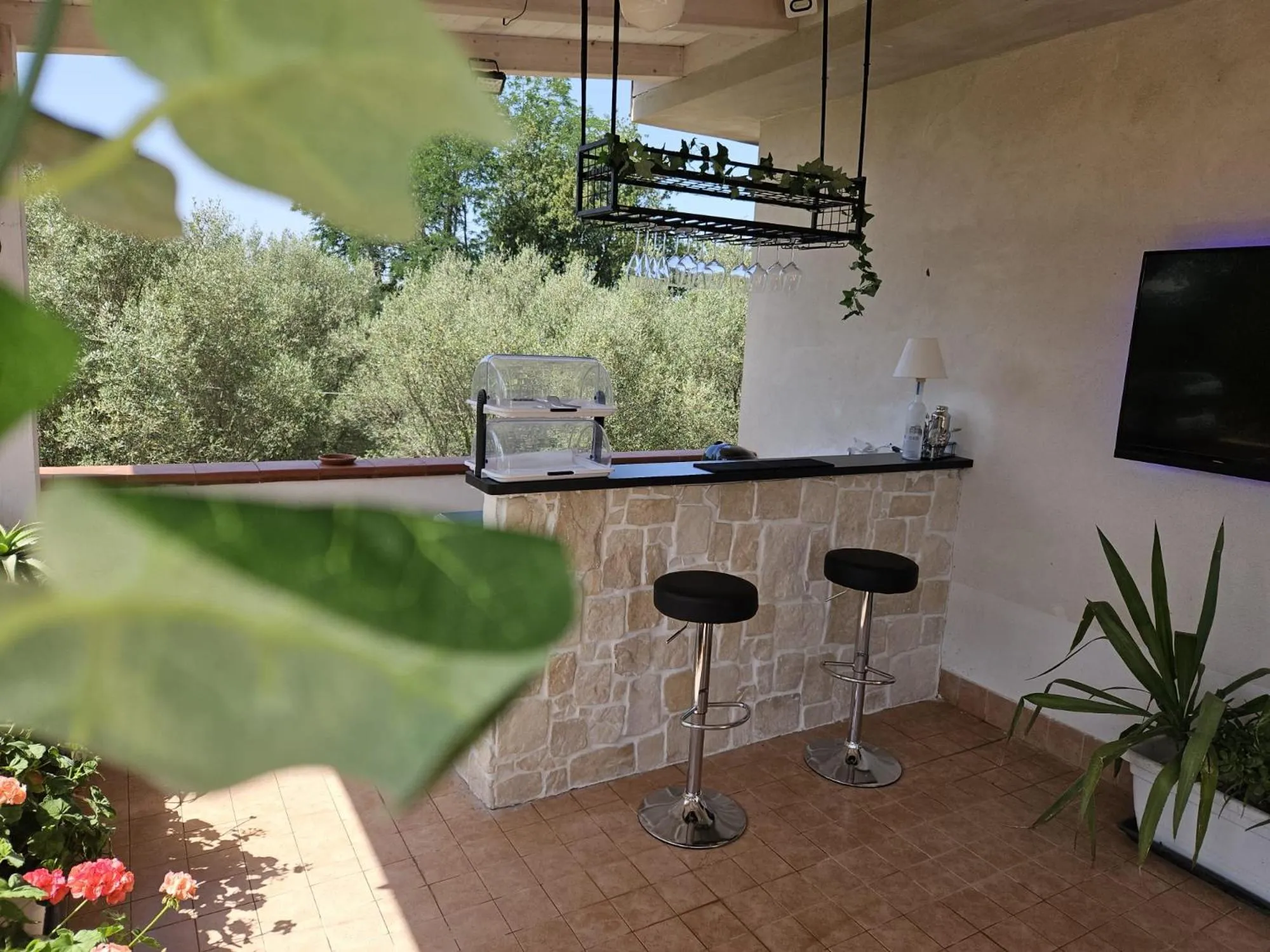 Lounge or bar in B&B Villa Maracujà