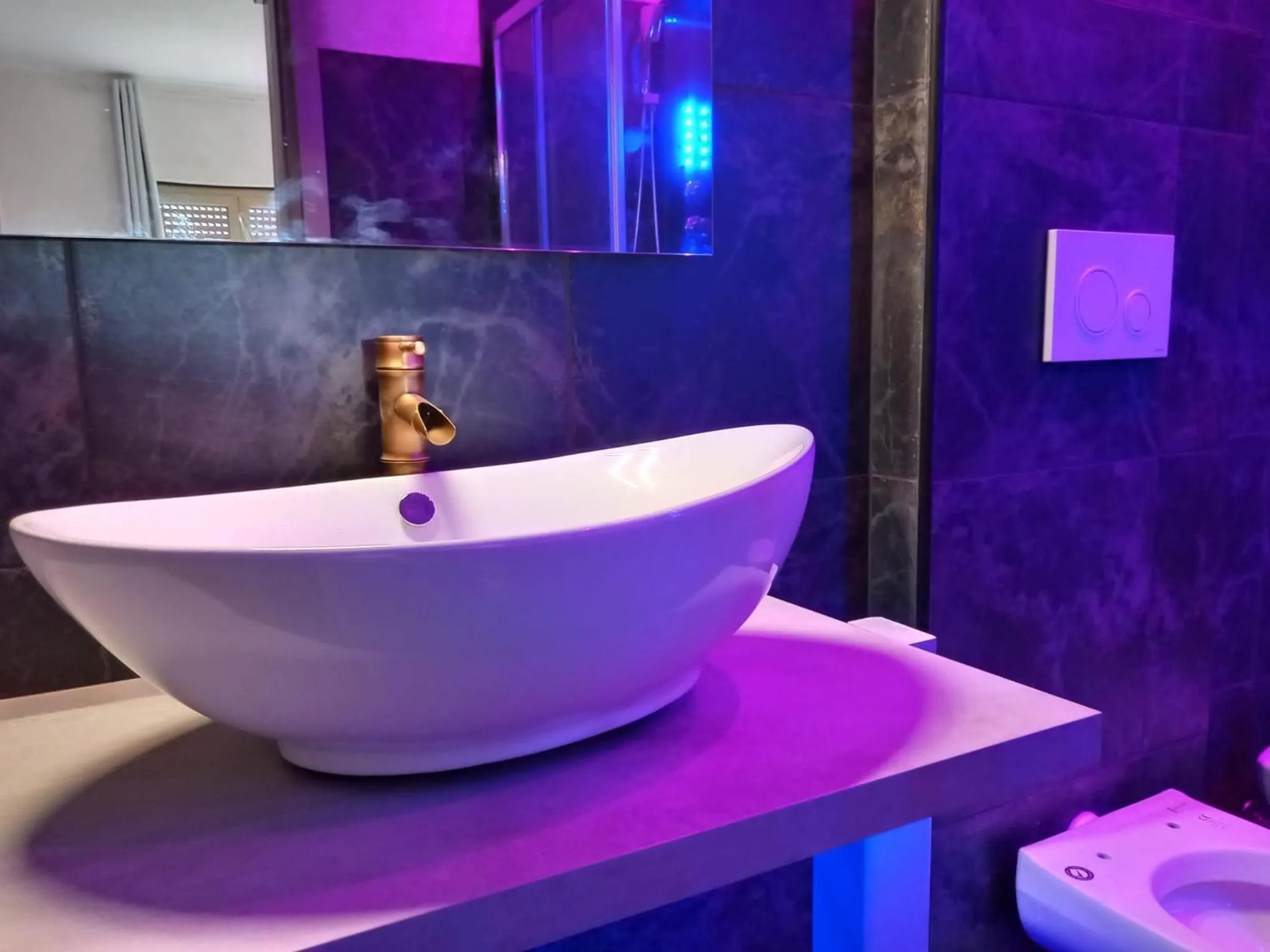 Bathroom in B&B Villa Maracujà