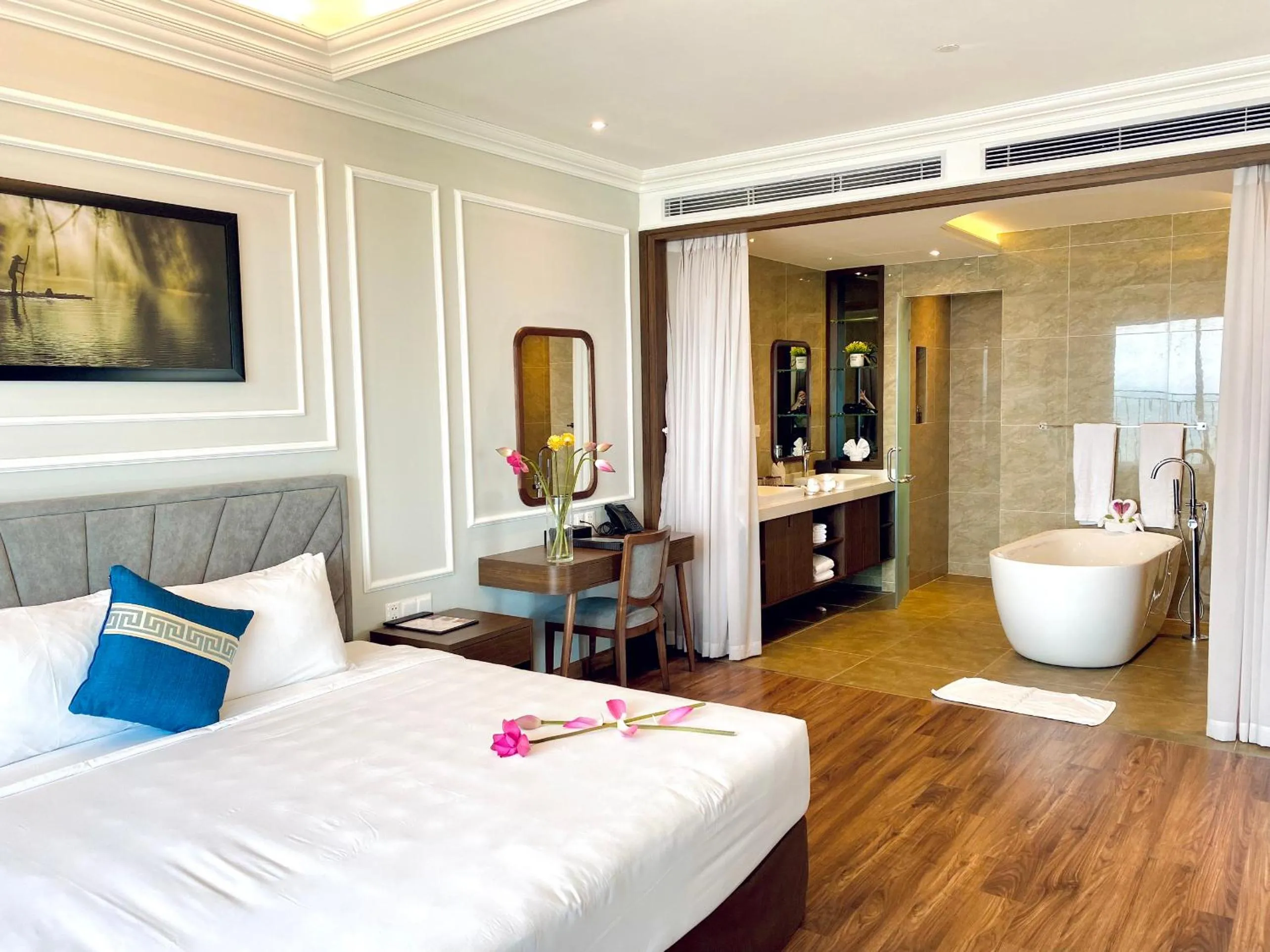 Photo of the whole room, Bed in Vipol Mui Ne Hotel & Spa