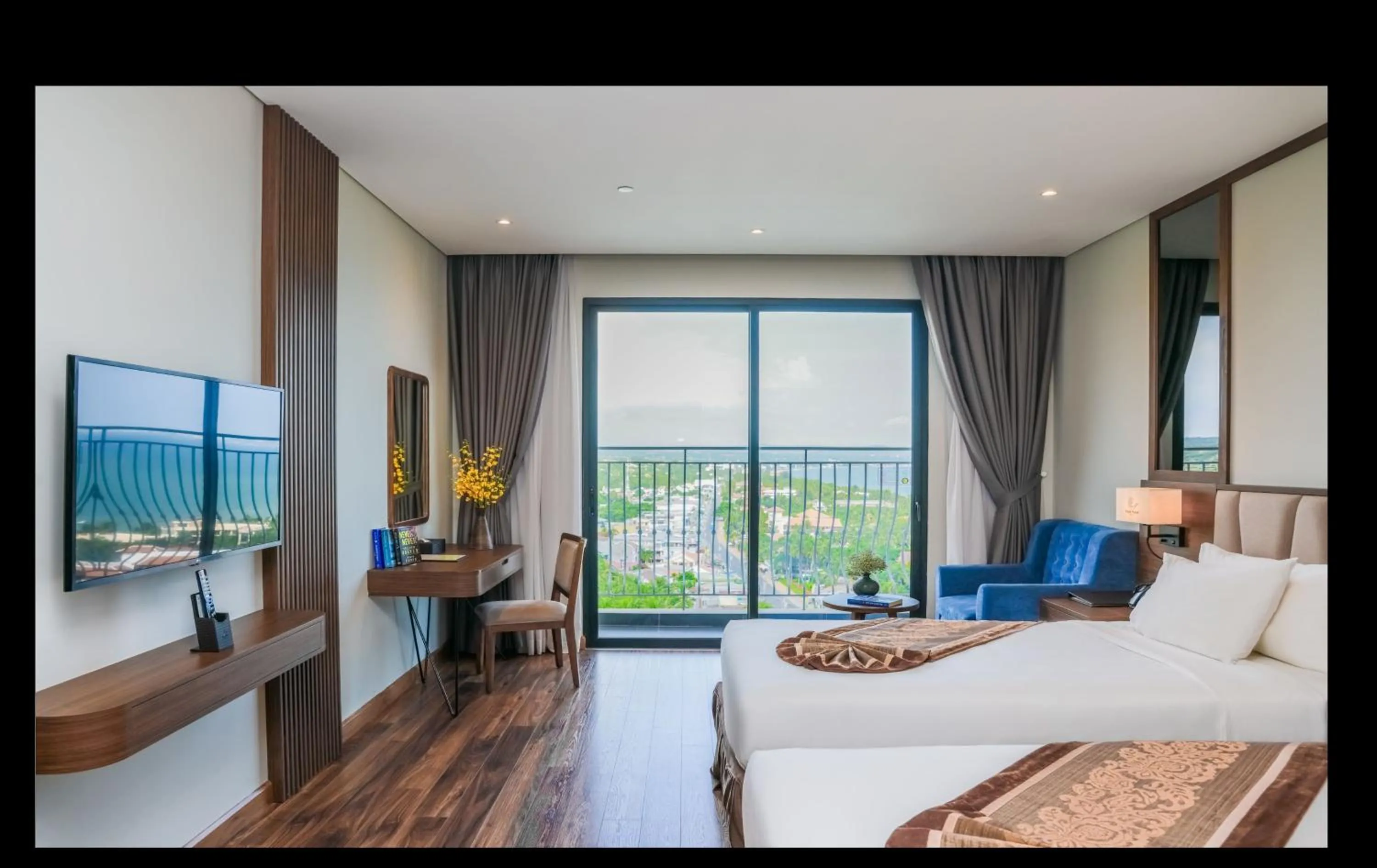 Bed in Vipol Mui Ne Hotel & Spa