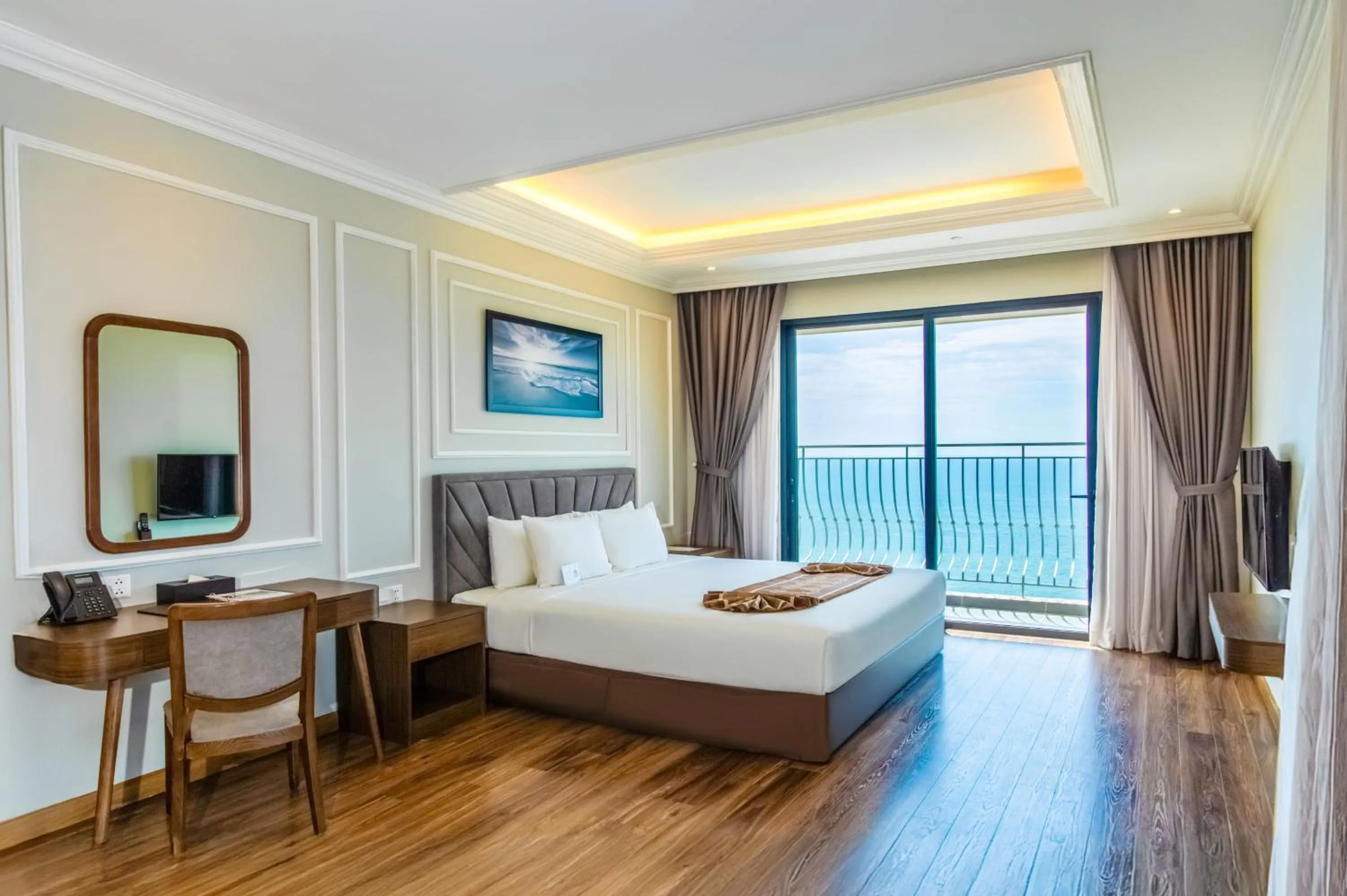 Bed in Vipol Mui Ne Hotel & Spa