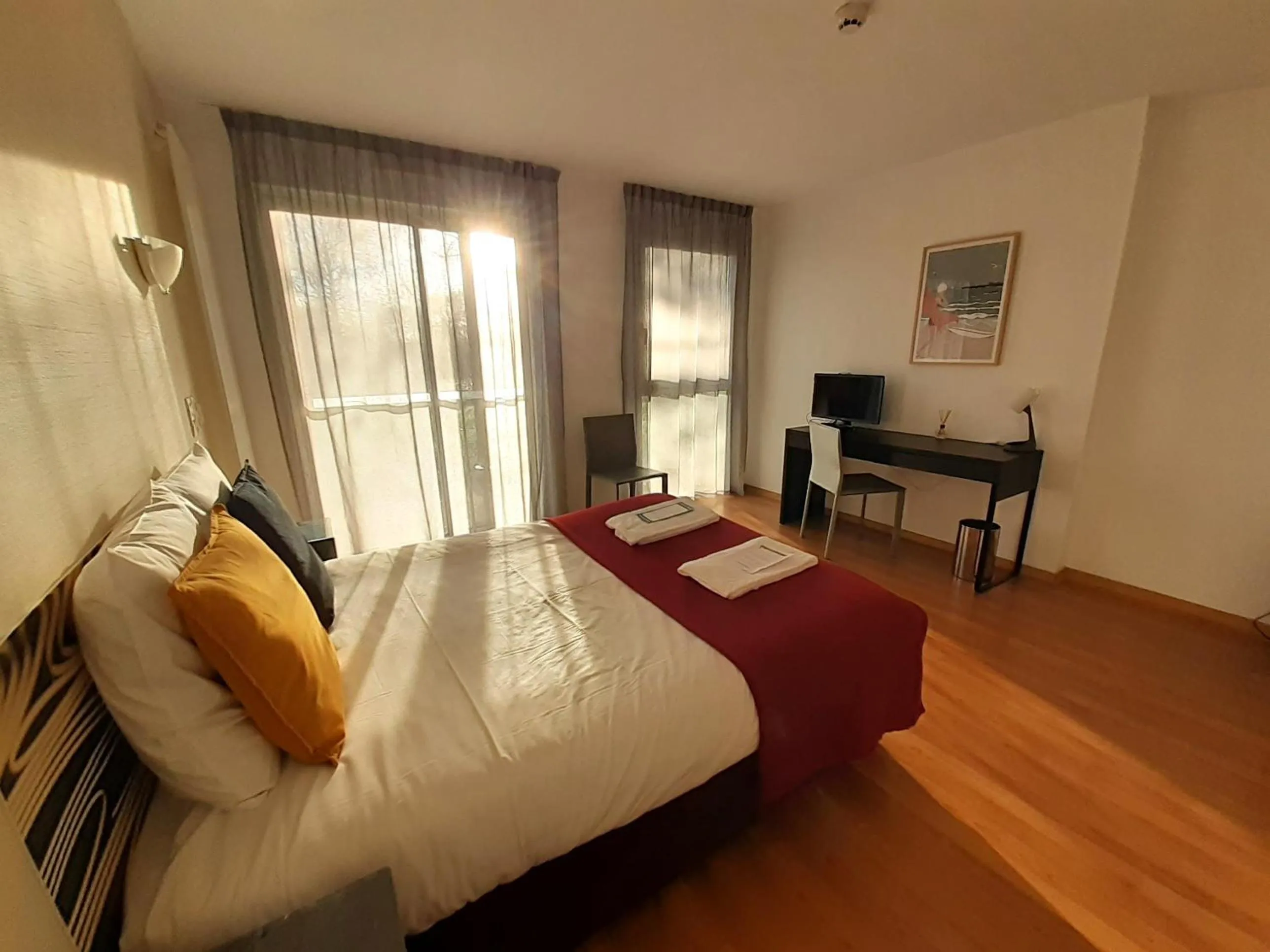 Bed in La Villa des Golf.e.s