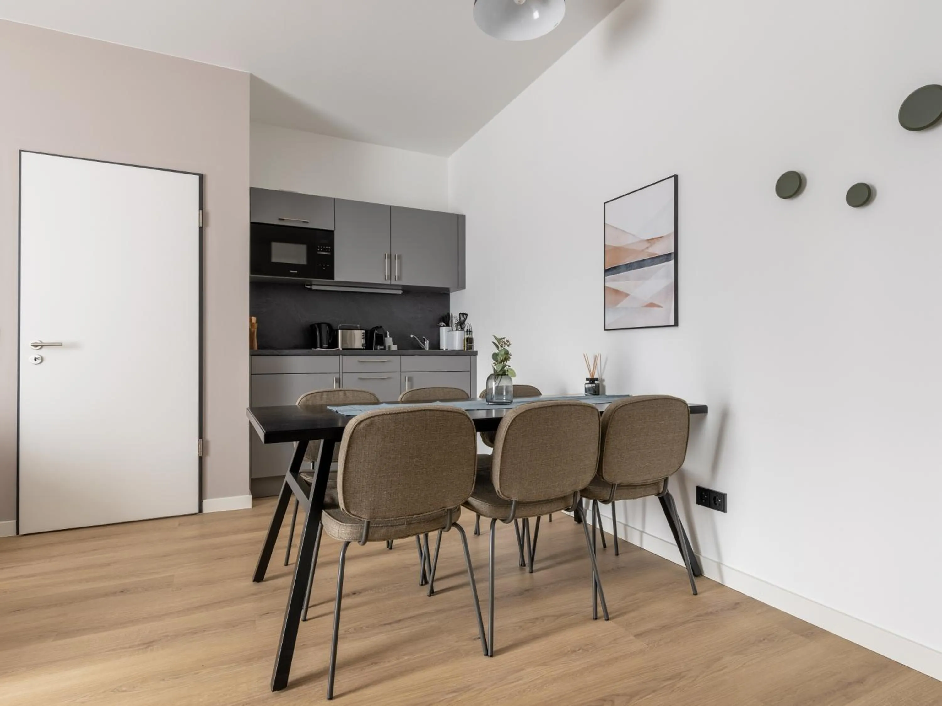 Kitchen or kitchenette in Limehome Bodenmais Bahnhofstraße