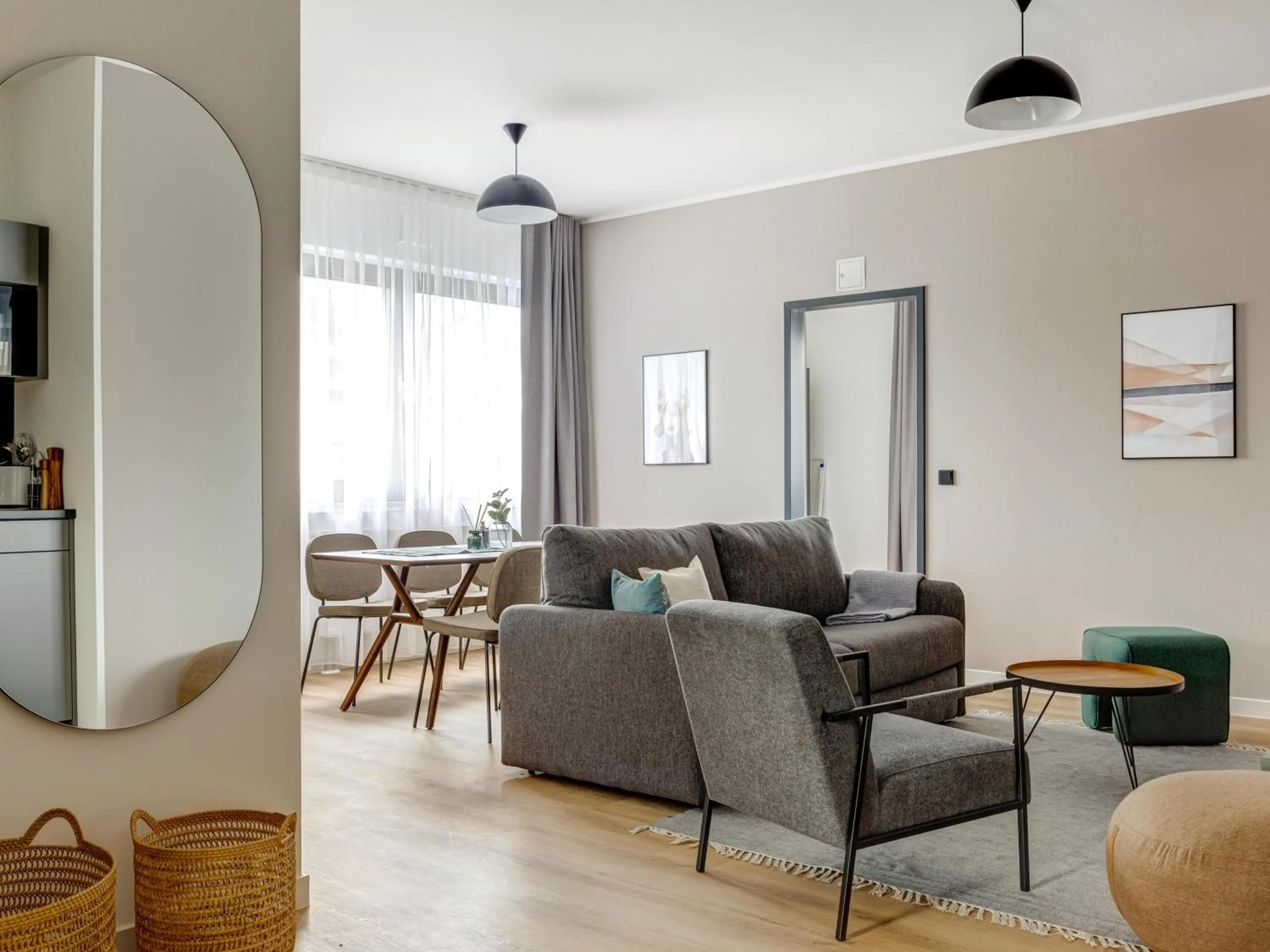 Living room in Limehome Bodenmais Bahnhofstraße