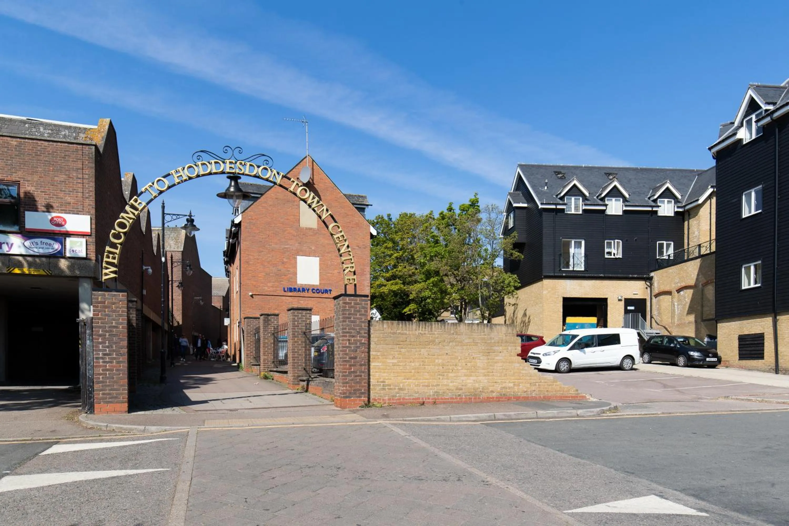 Property building in Velvet 2-bedroom apartment, Brewery Road, Hoddesdon
