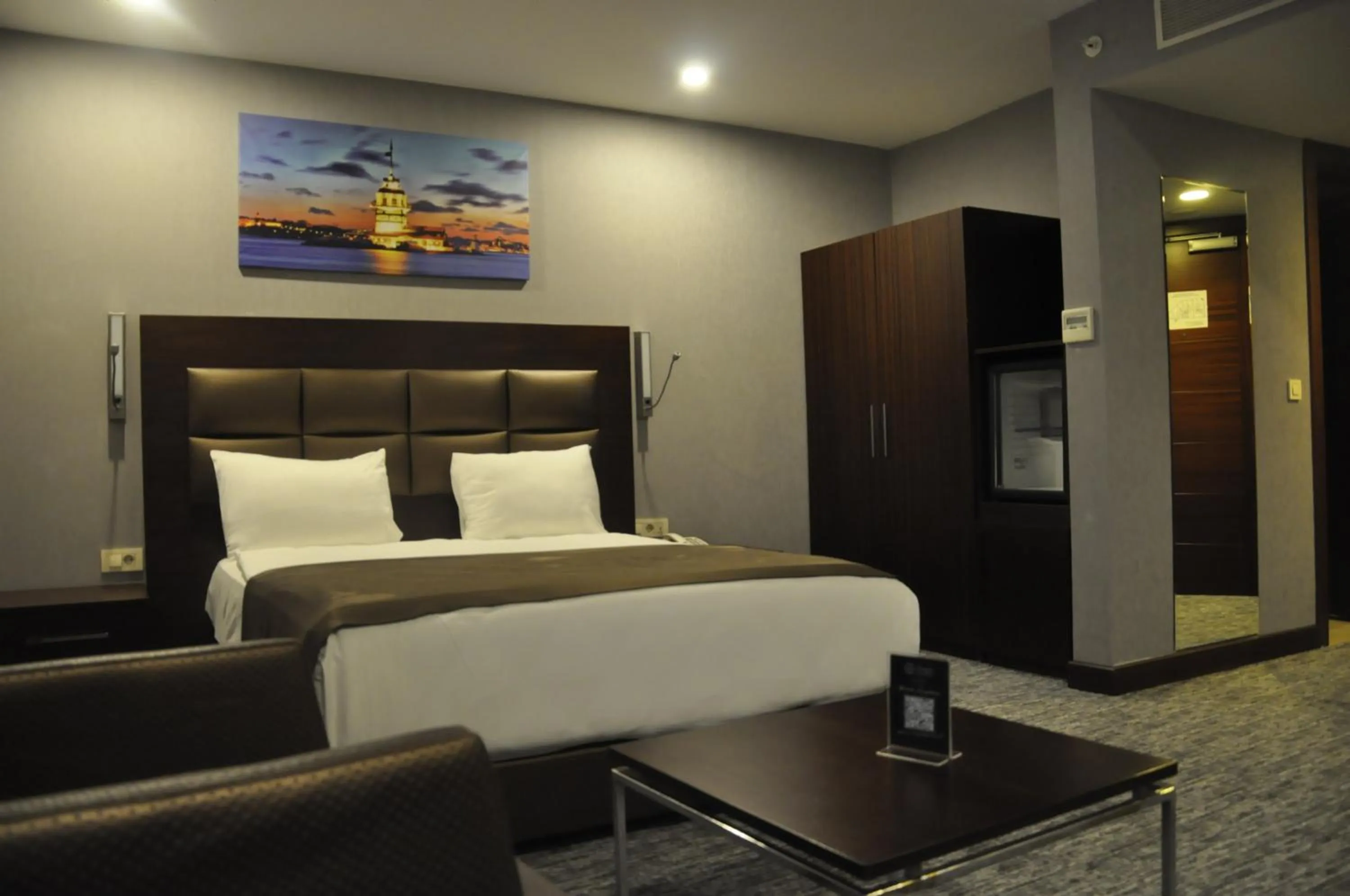 Bed in Happy Inn Gebze Hotel