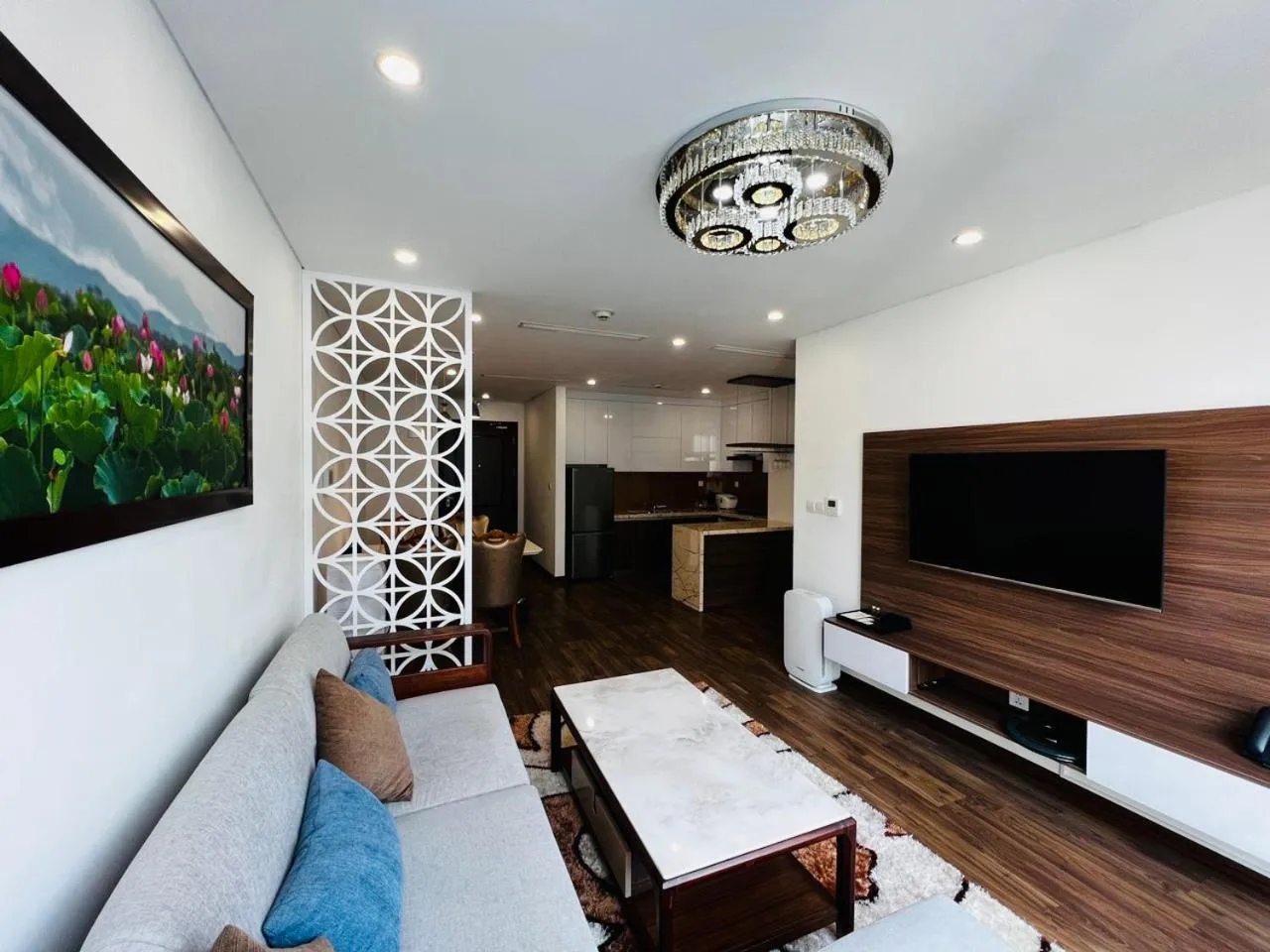 Living room, Bed in Nesta - The Grand Hao Nam