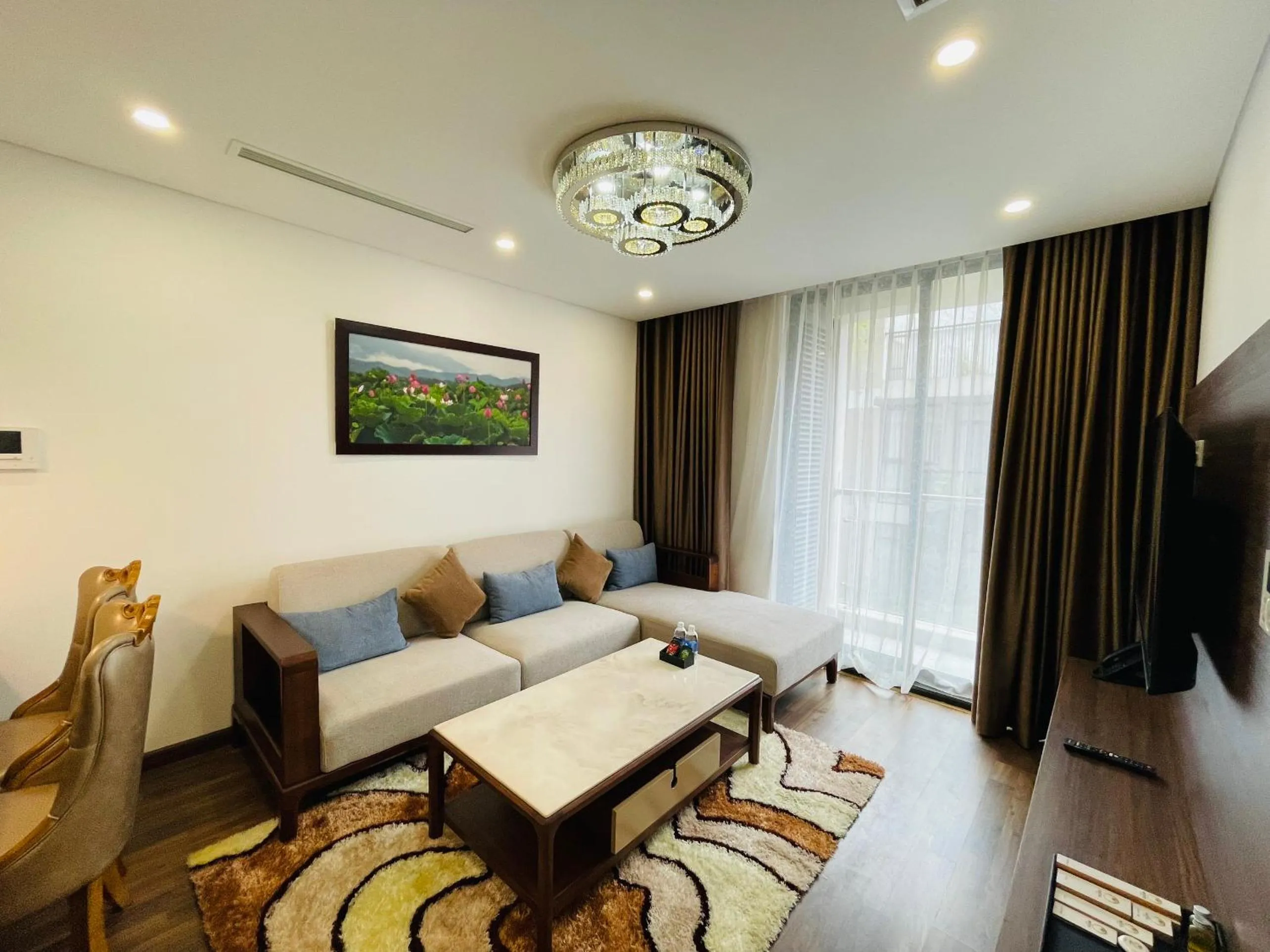 Living room, Bed in Nesta - The Grand Hao Nam