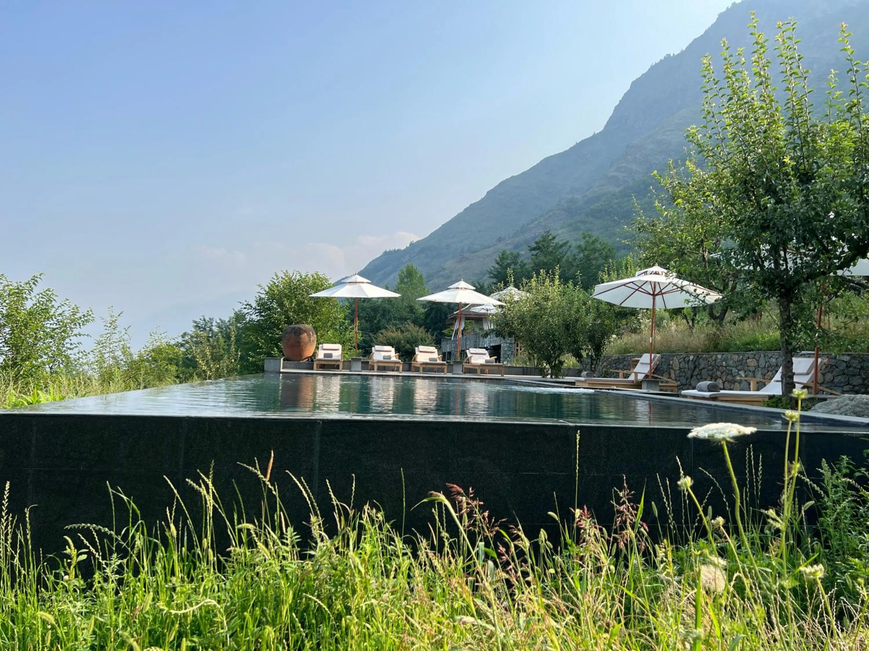 Swimming pool in Qayaam Gah