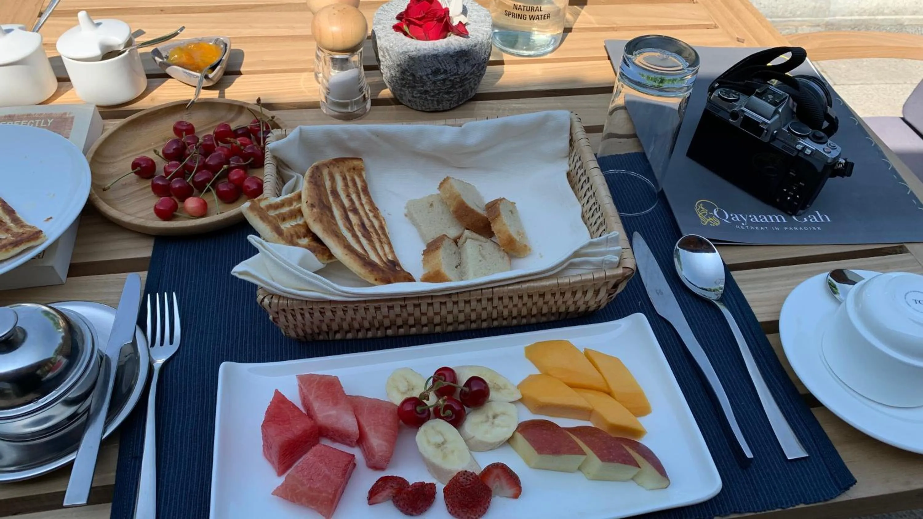 Breakfast in Qayaam Gah