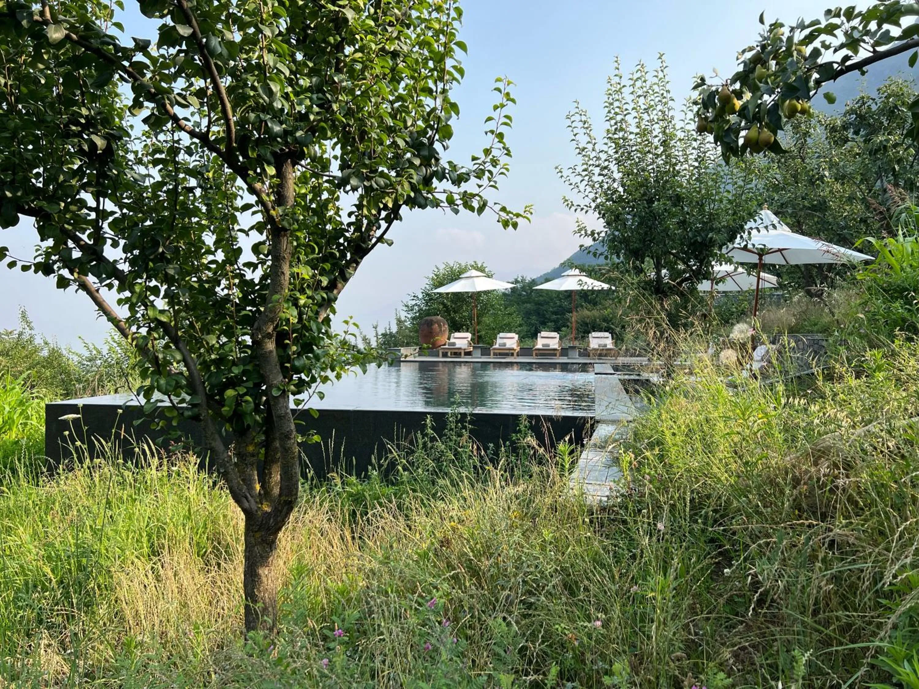 Swimming pool in Qayaam Gah