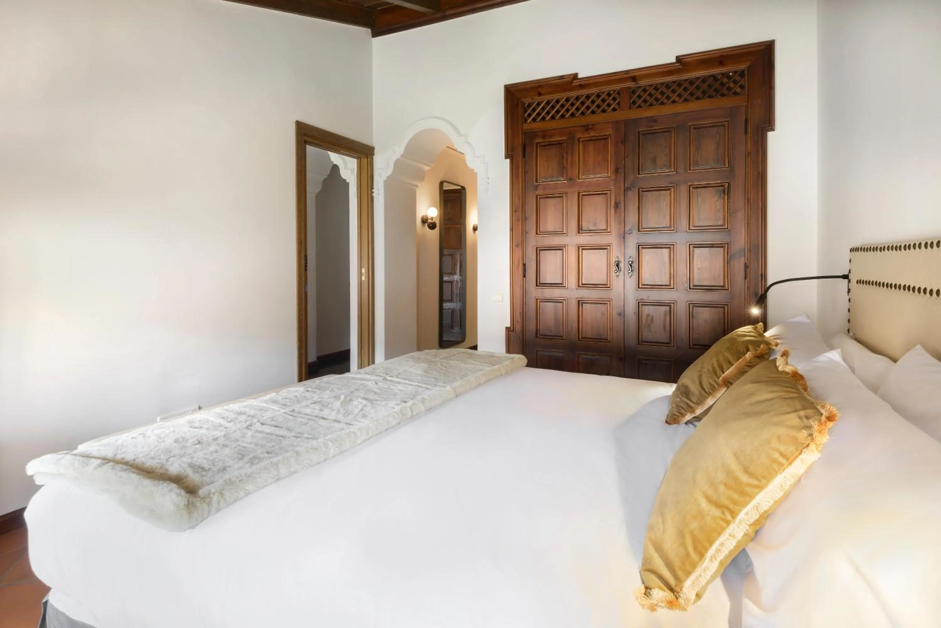 Bedroom, Bed in Hotel Palacio Matutano-Daudén