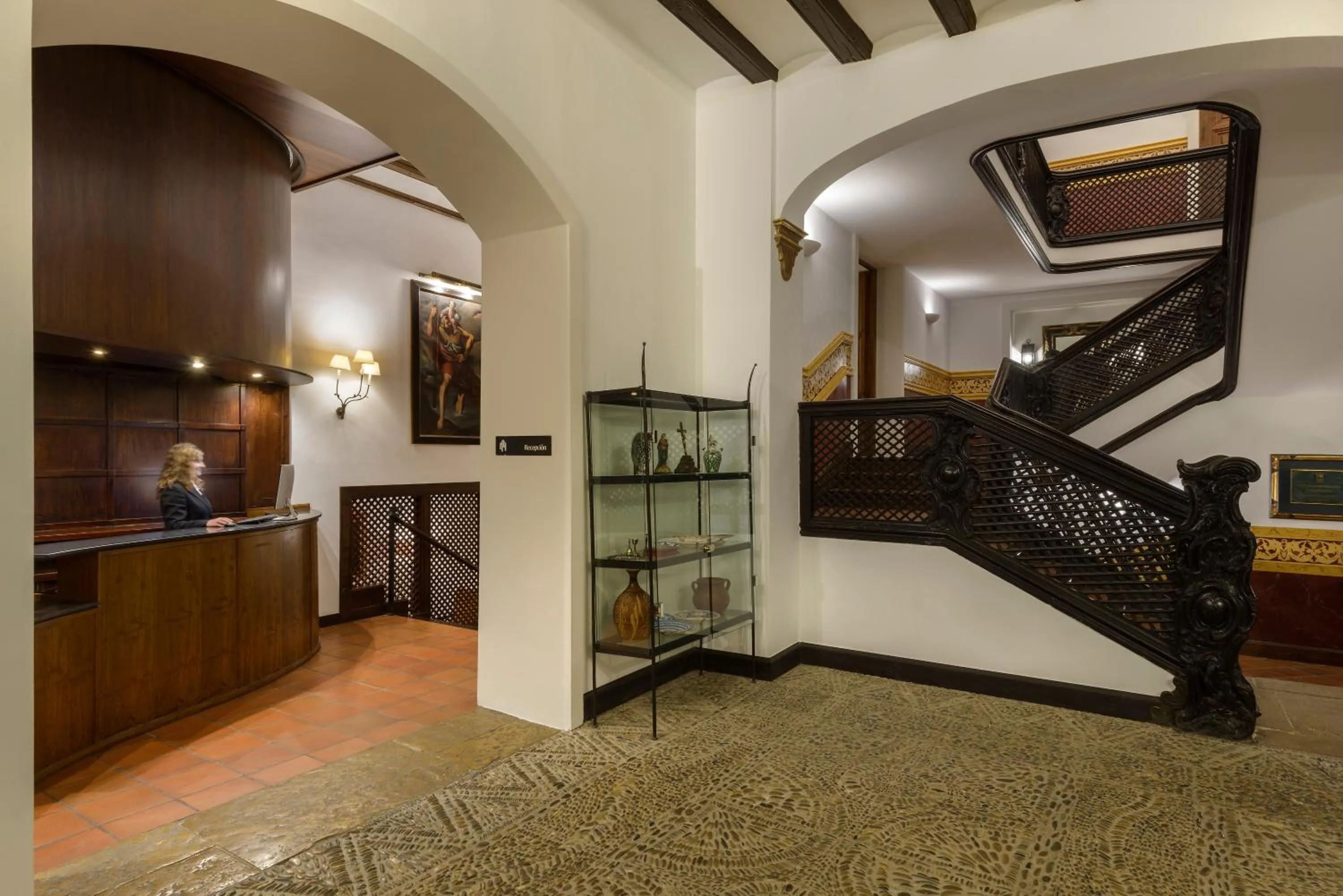 Lobby or reception in Hotel Palacio Matutano-Daudén