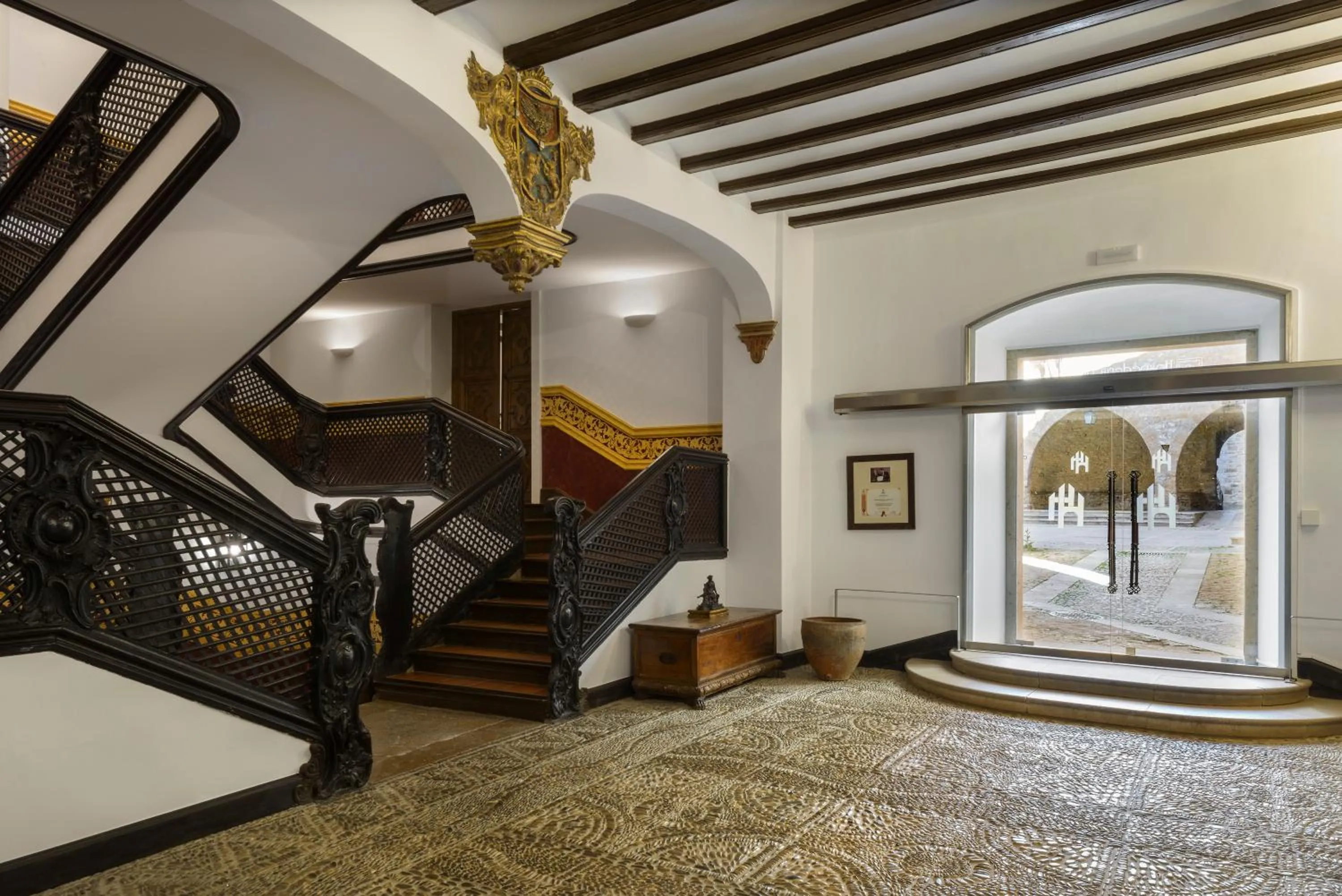 Lobby or reception in Hotel Palacio Matutano-Daudén