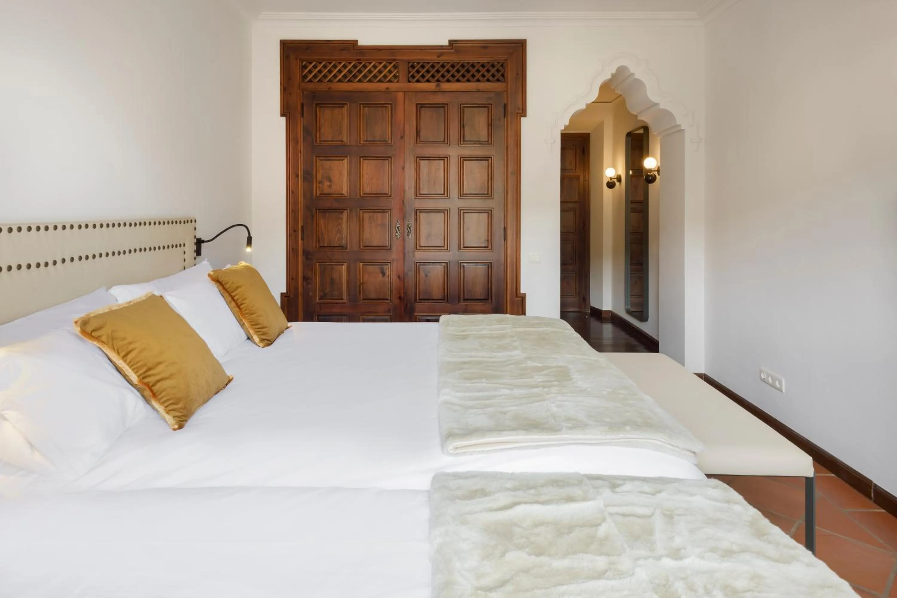 Bedroom, Bed in Hotel Palacio Matutano-Daudén