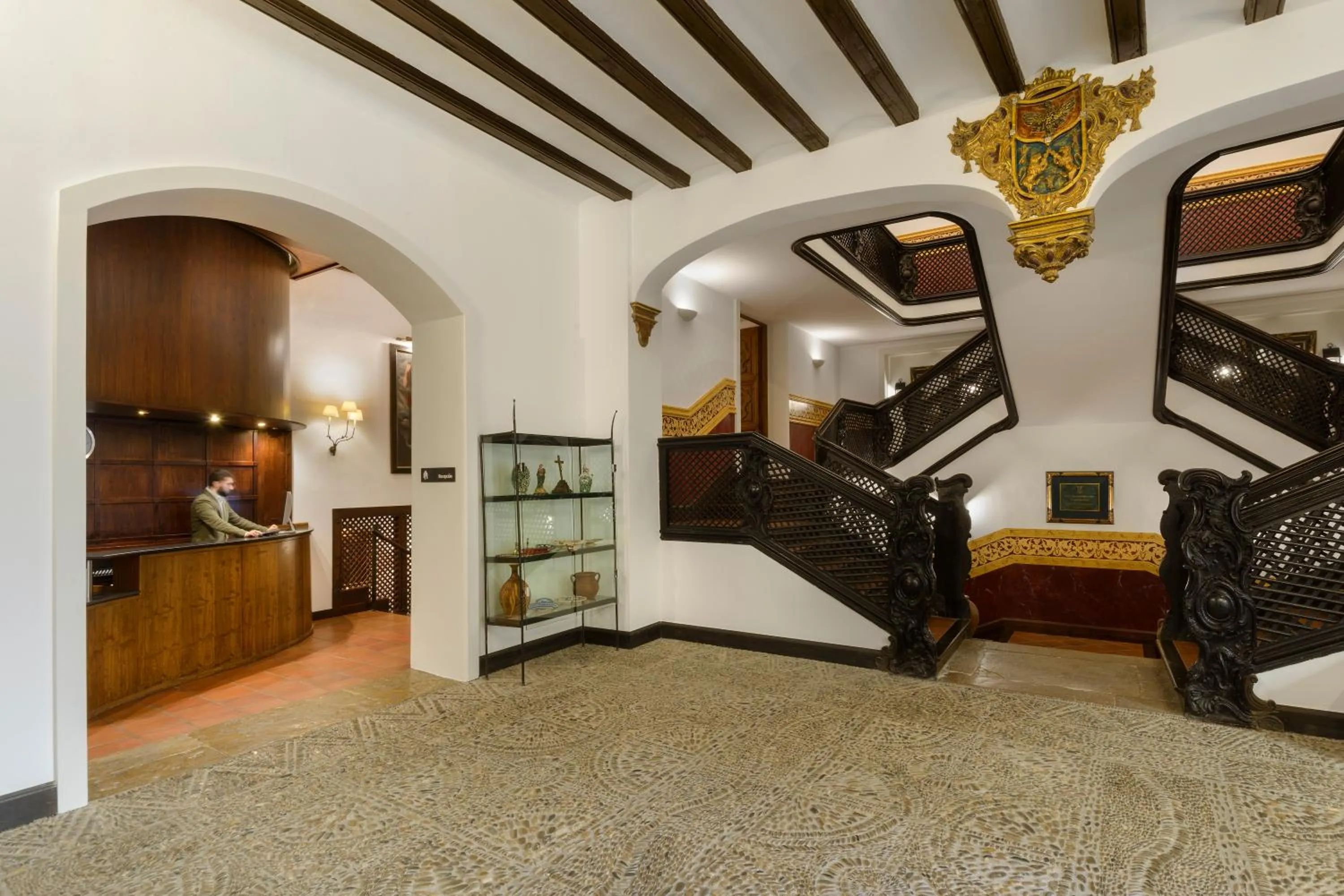 Lobby or reception in Hotel Palacio Matutano-Daudén
