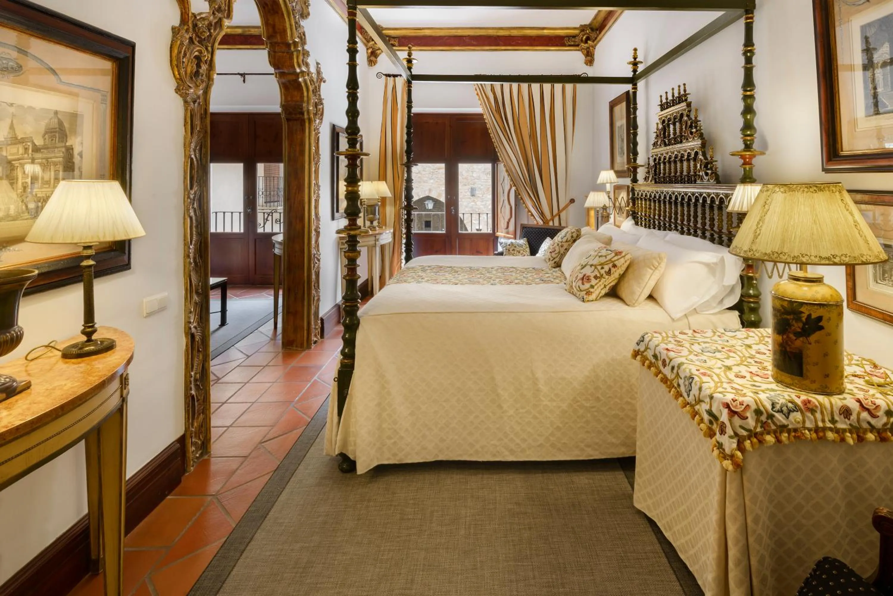 Bedroom, Bed in Hotel Palacio Matutano-Daudén