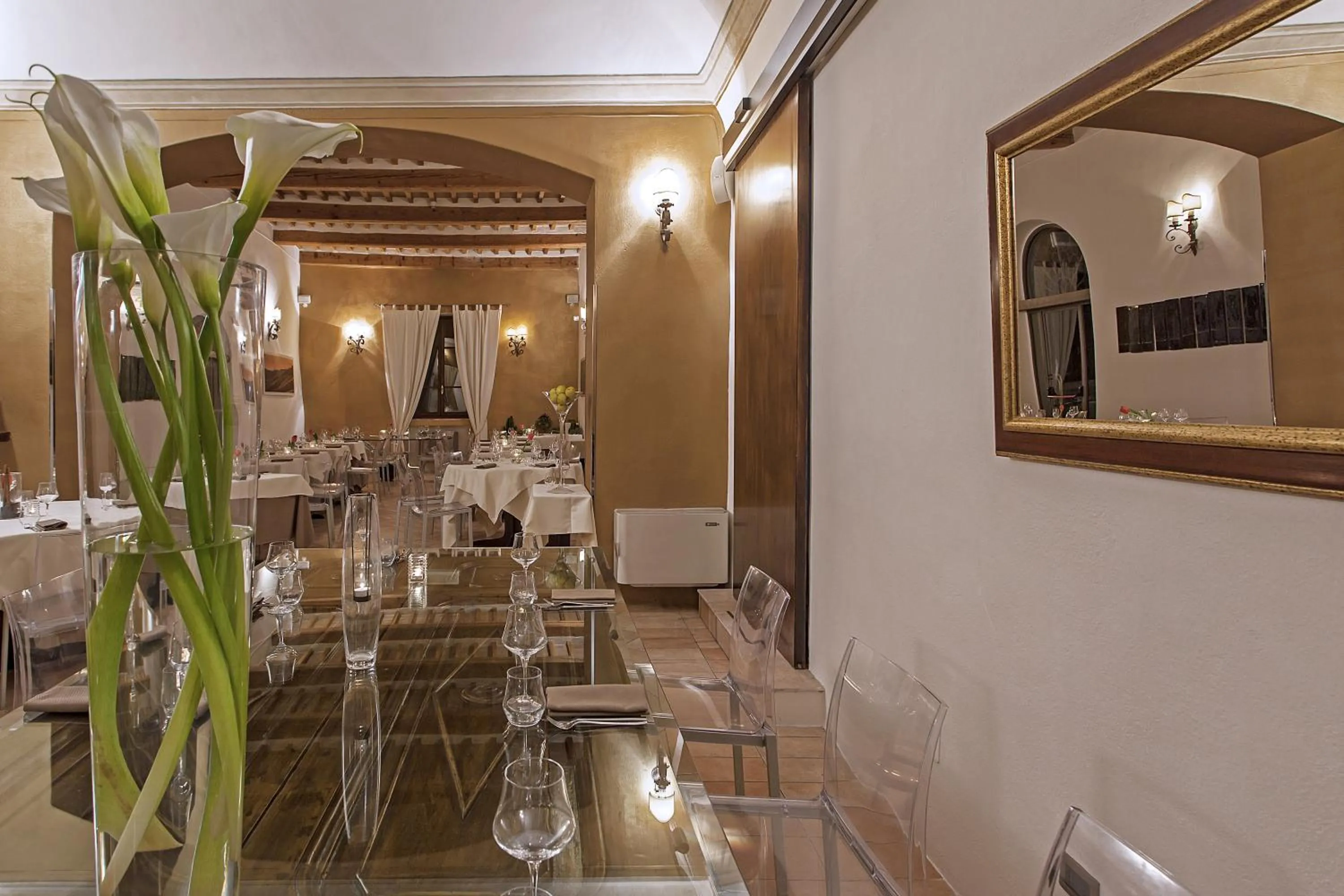 Restaurant/places to eat in Relais Il Chiostro Di Pienza