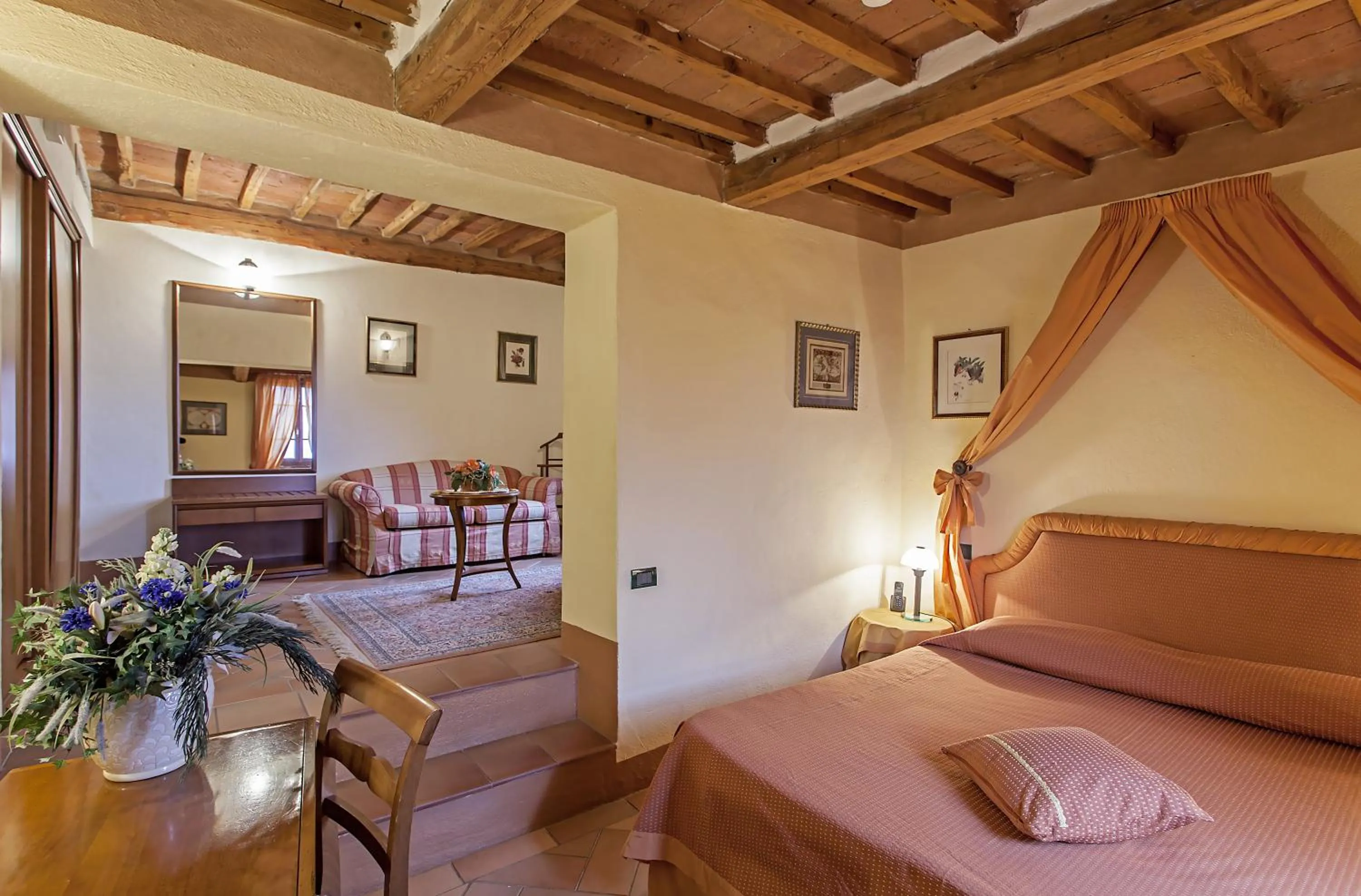Bed in Relais Il Chiostro Di Pienza