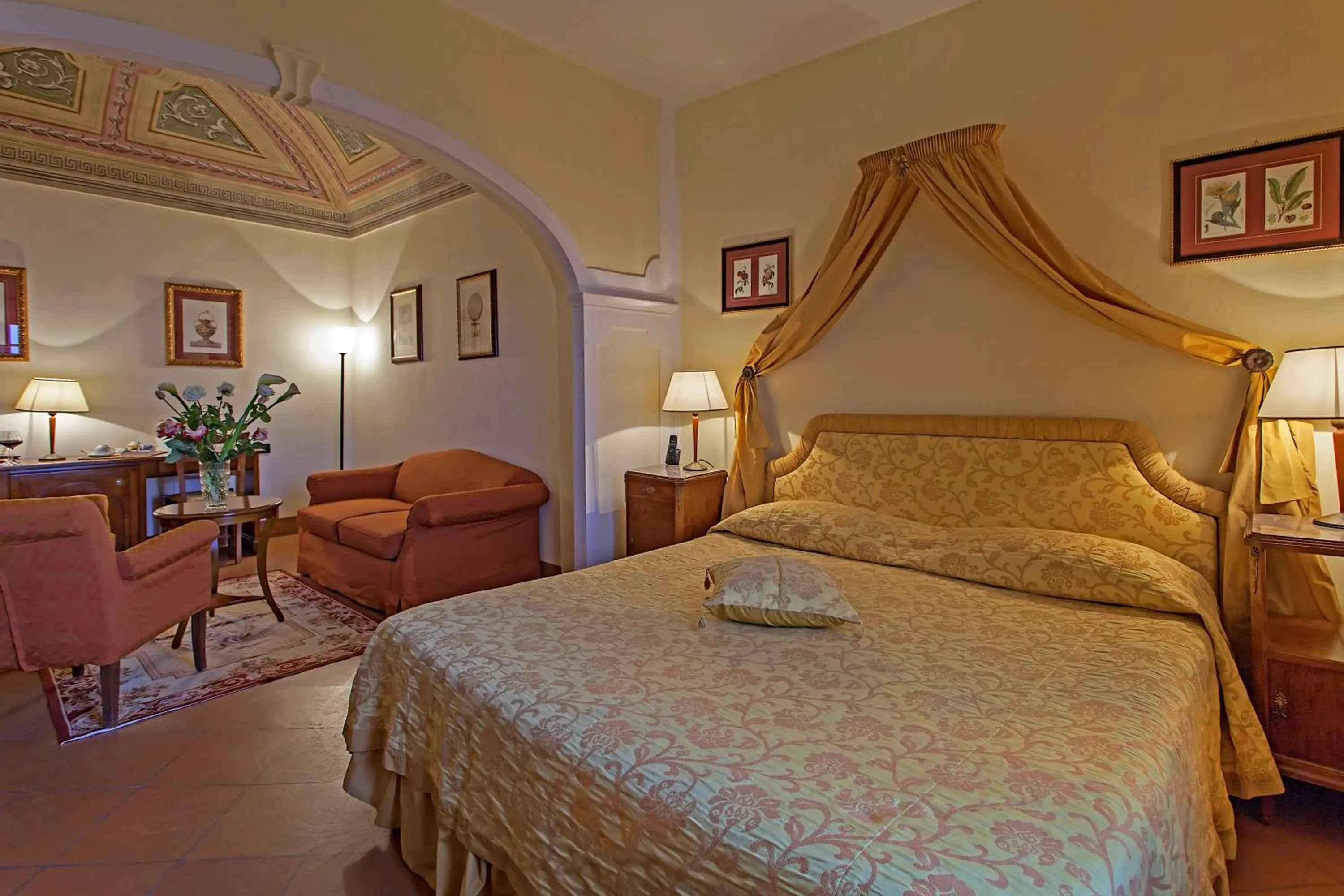 Bed in Relais Il Chiostro Di Pienza