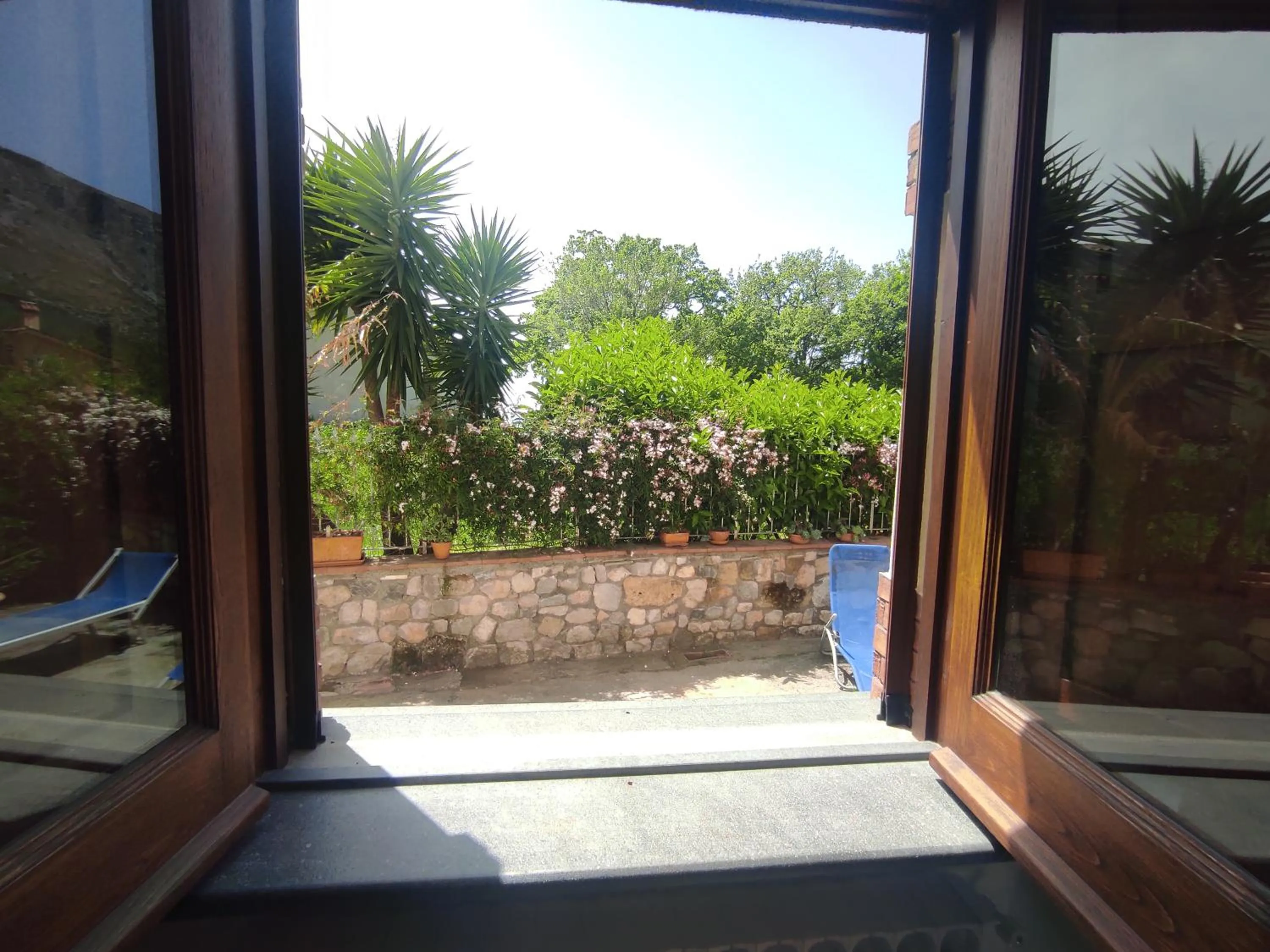 Garden view in Il Ruscello