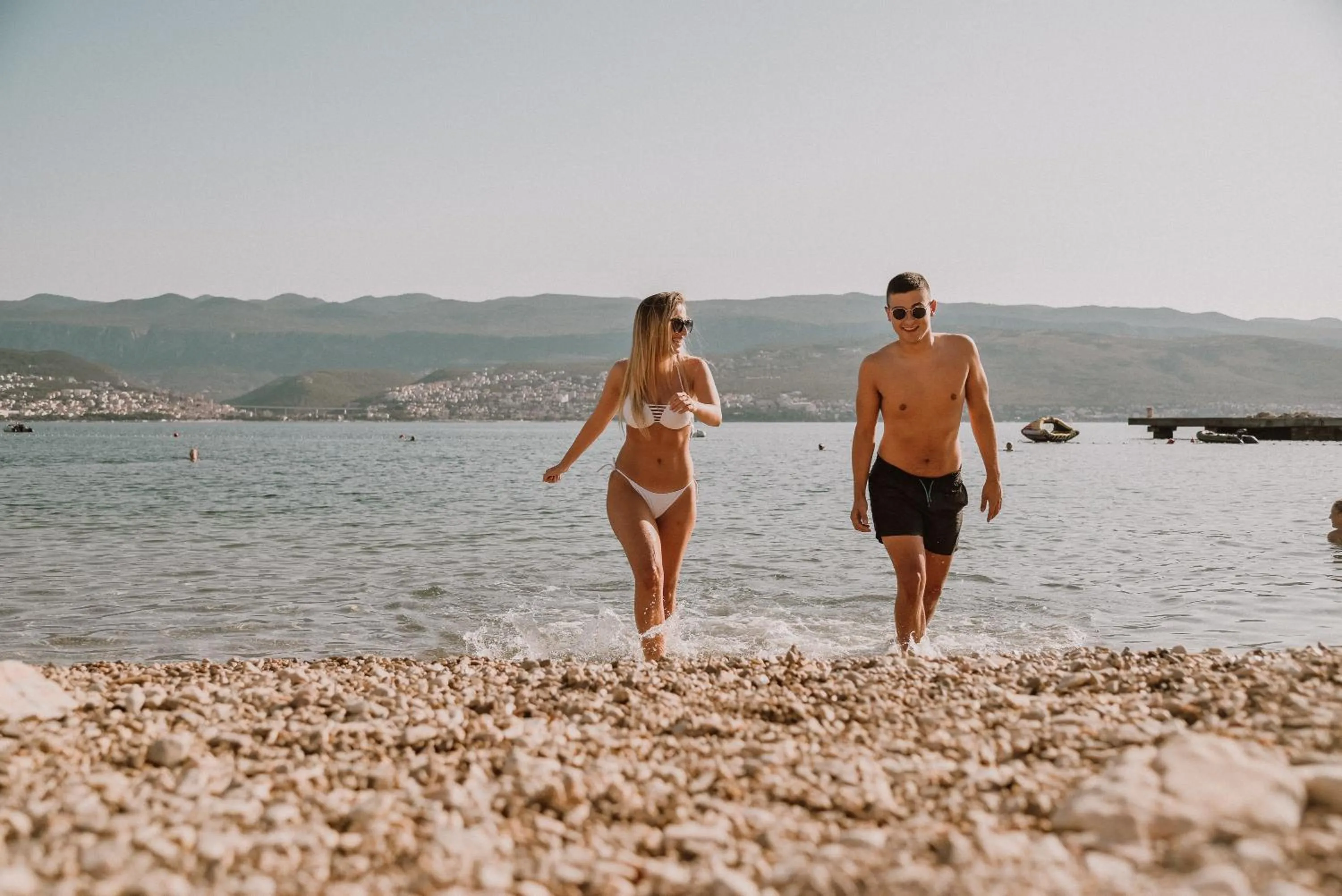 Beach in Mobile Homes Krk Silo