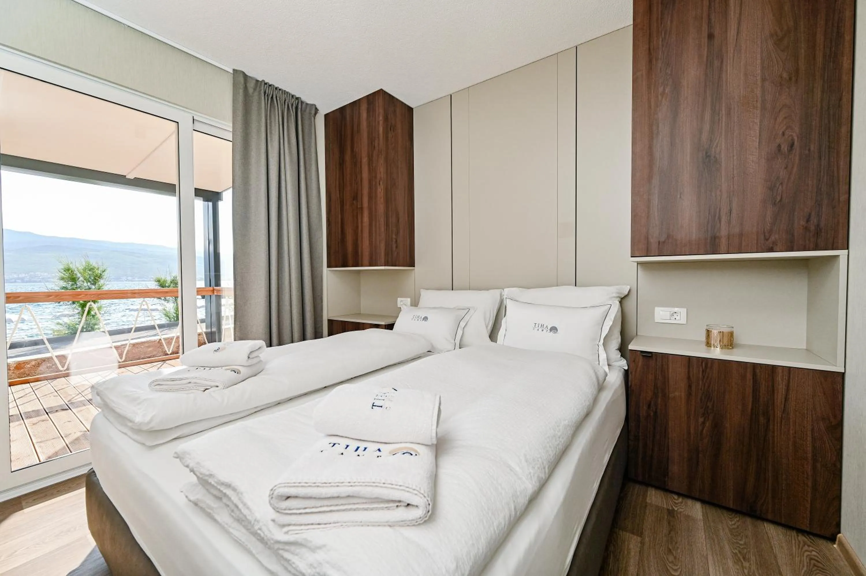 Bedroom, Bed in Mobile Homes Krk Silo