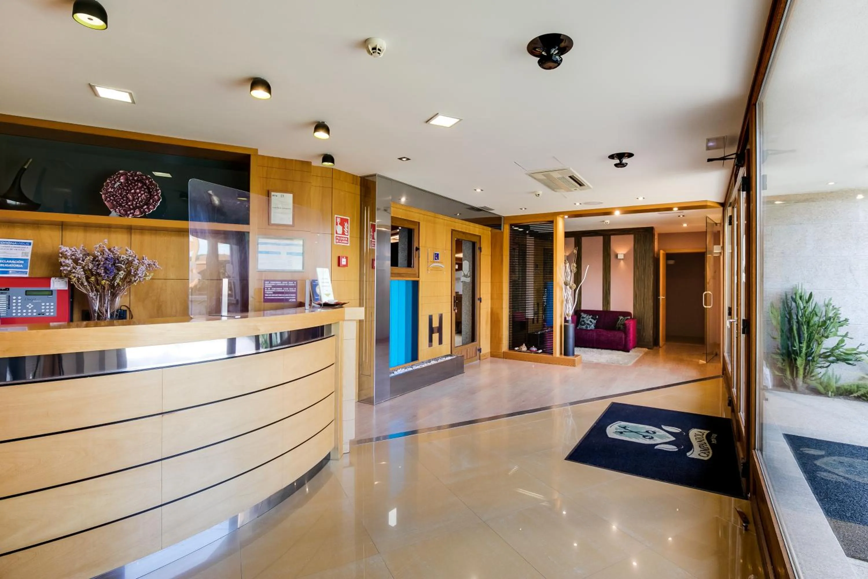 Lobby or reception in Hotel Rural Campaniola