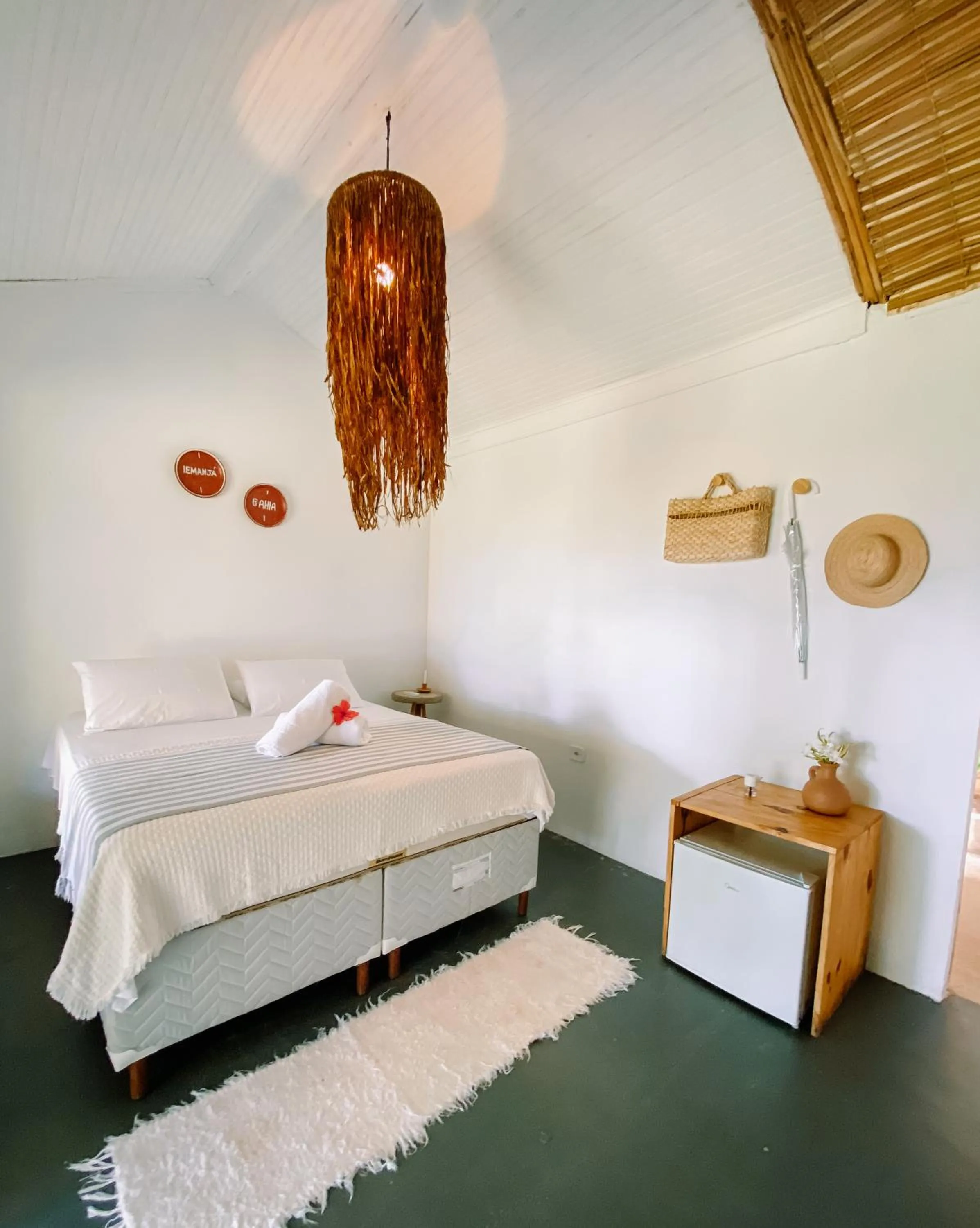 Bed in Pousada Quintal Caraíva