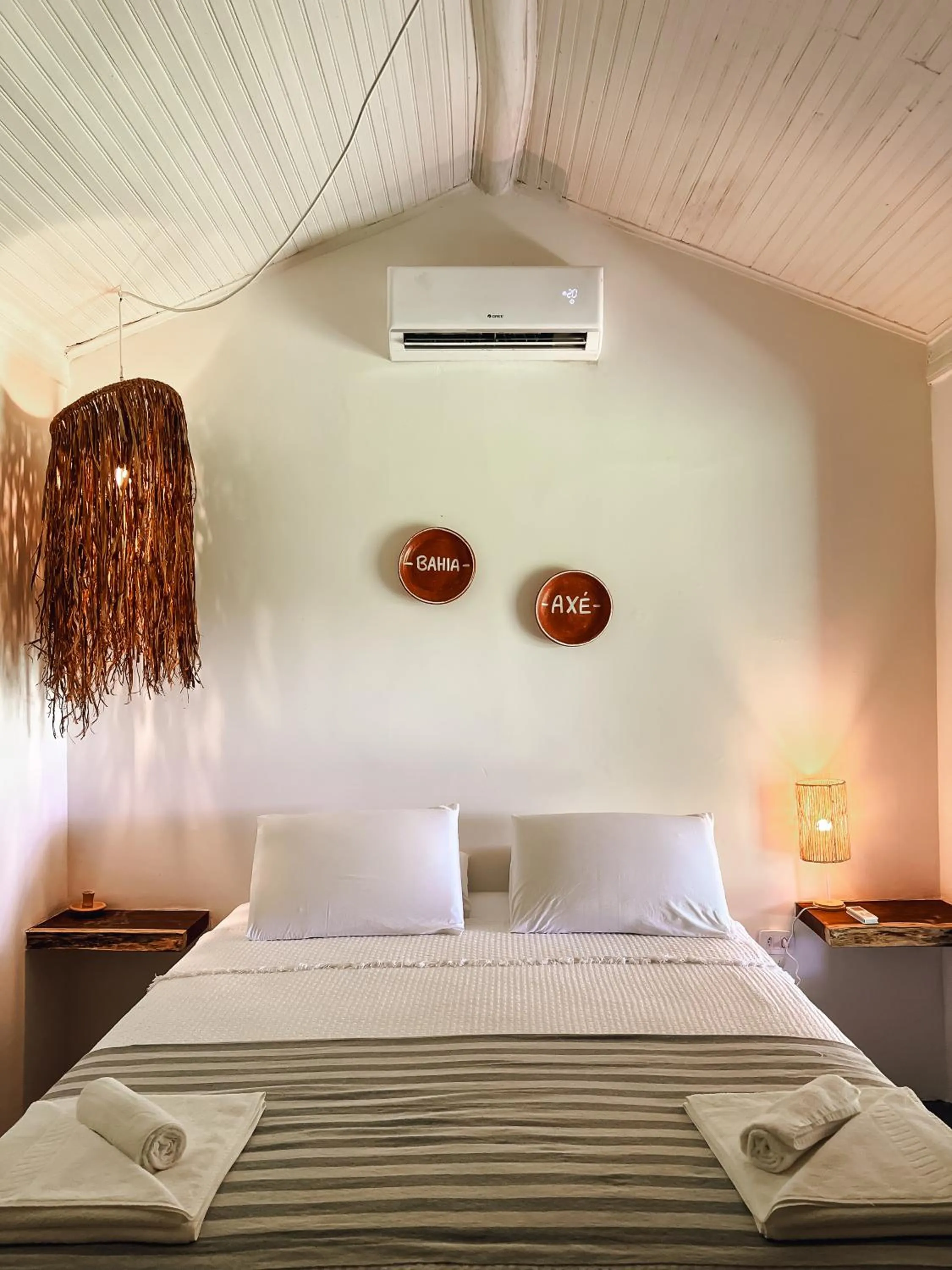 Bed in Pousada Quintal Caraíva