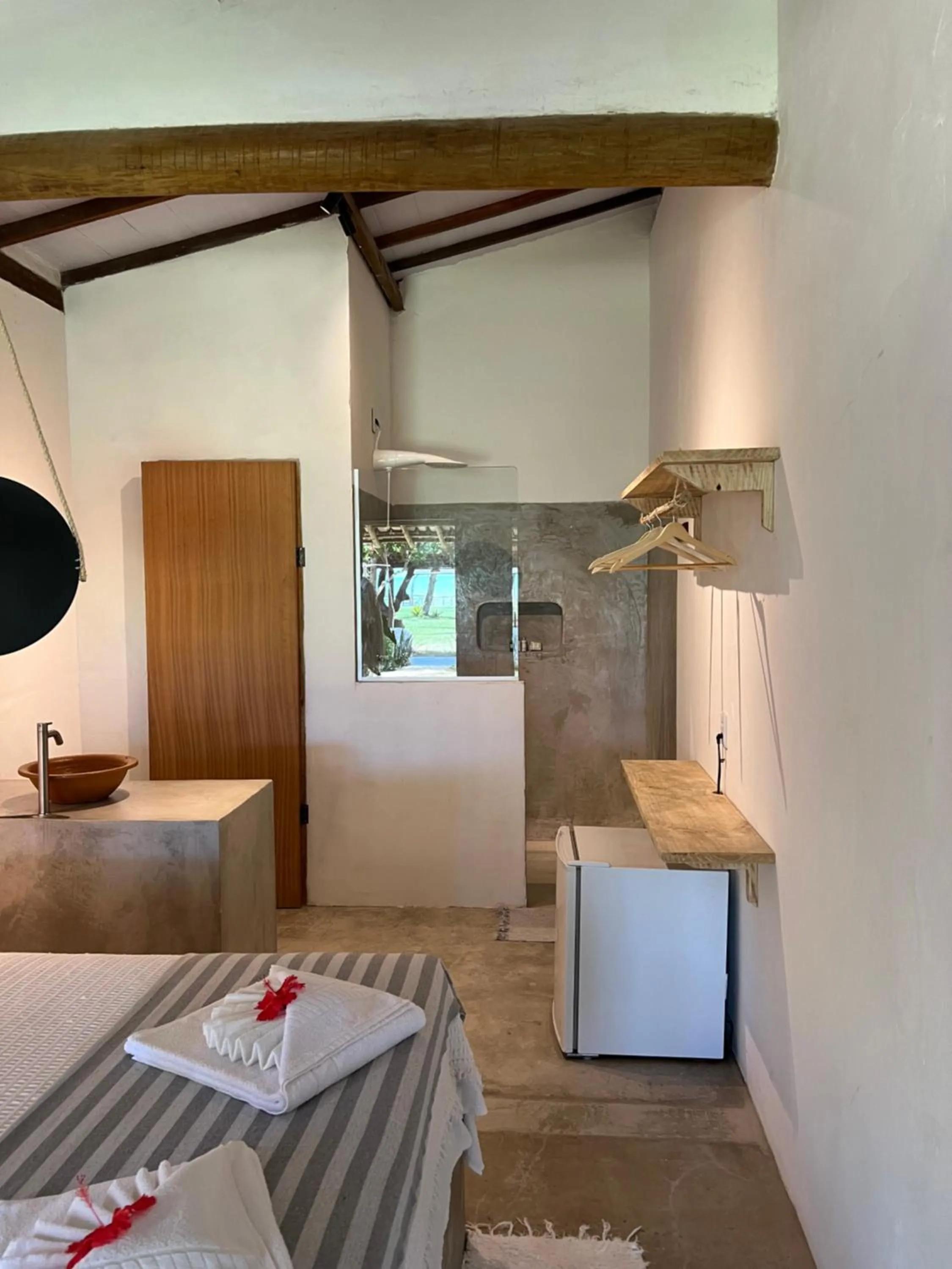 Bed in Pousada Quintal Caraíva