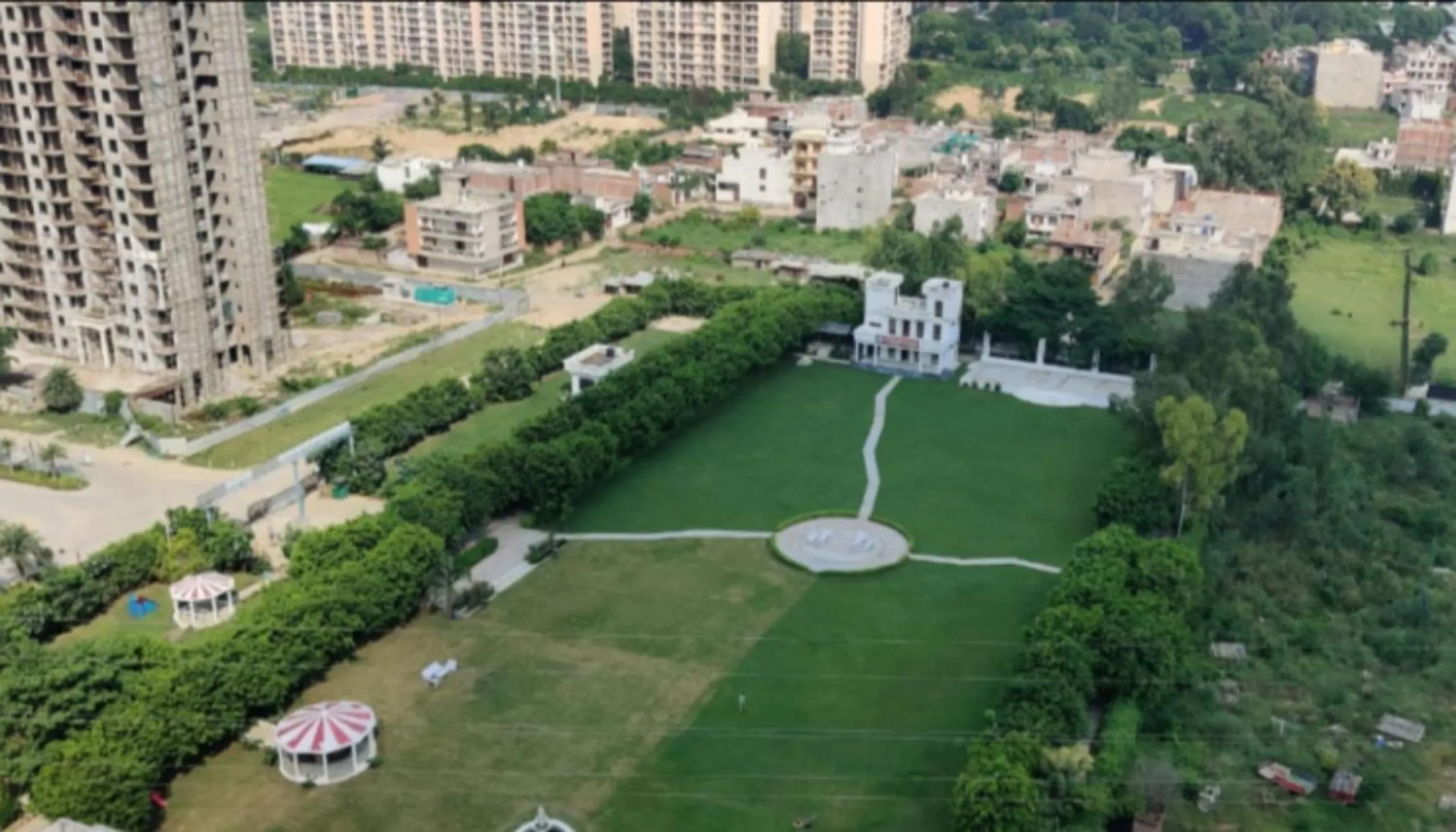 Bird's eye view in IIDM Eco Resort