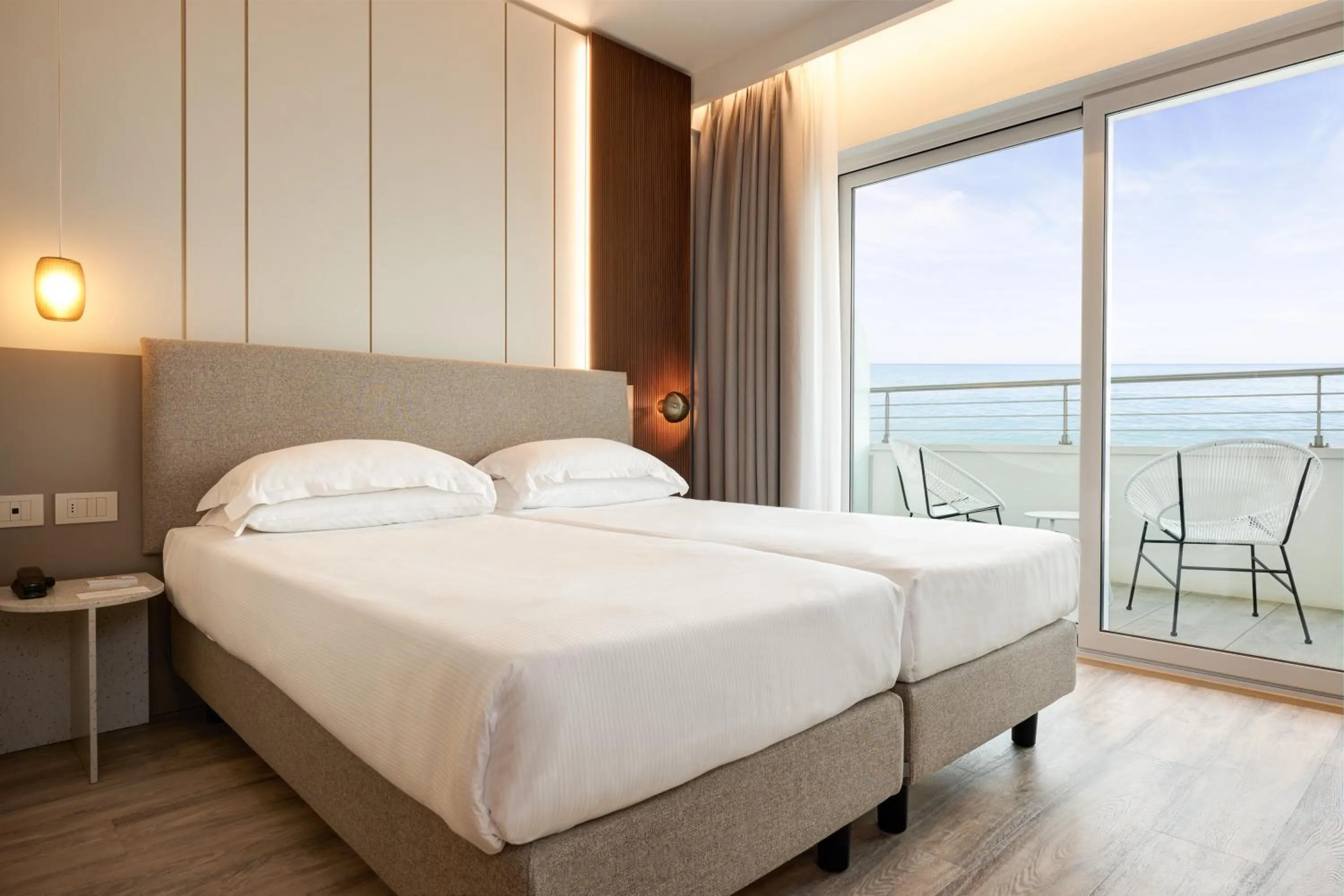 Bed in Adriatic Palace Hotel