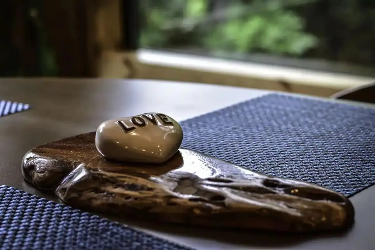 Gorgeous Idyllic Cabin w Hot Tub and Fire Pit Quittin Time is Secluded Romantic Oasis w Luxury Bathroom Double Shower and Bathtub Foosball Table