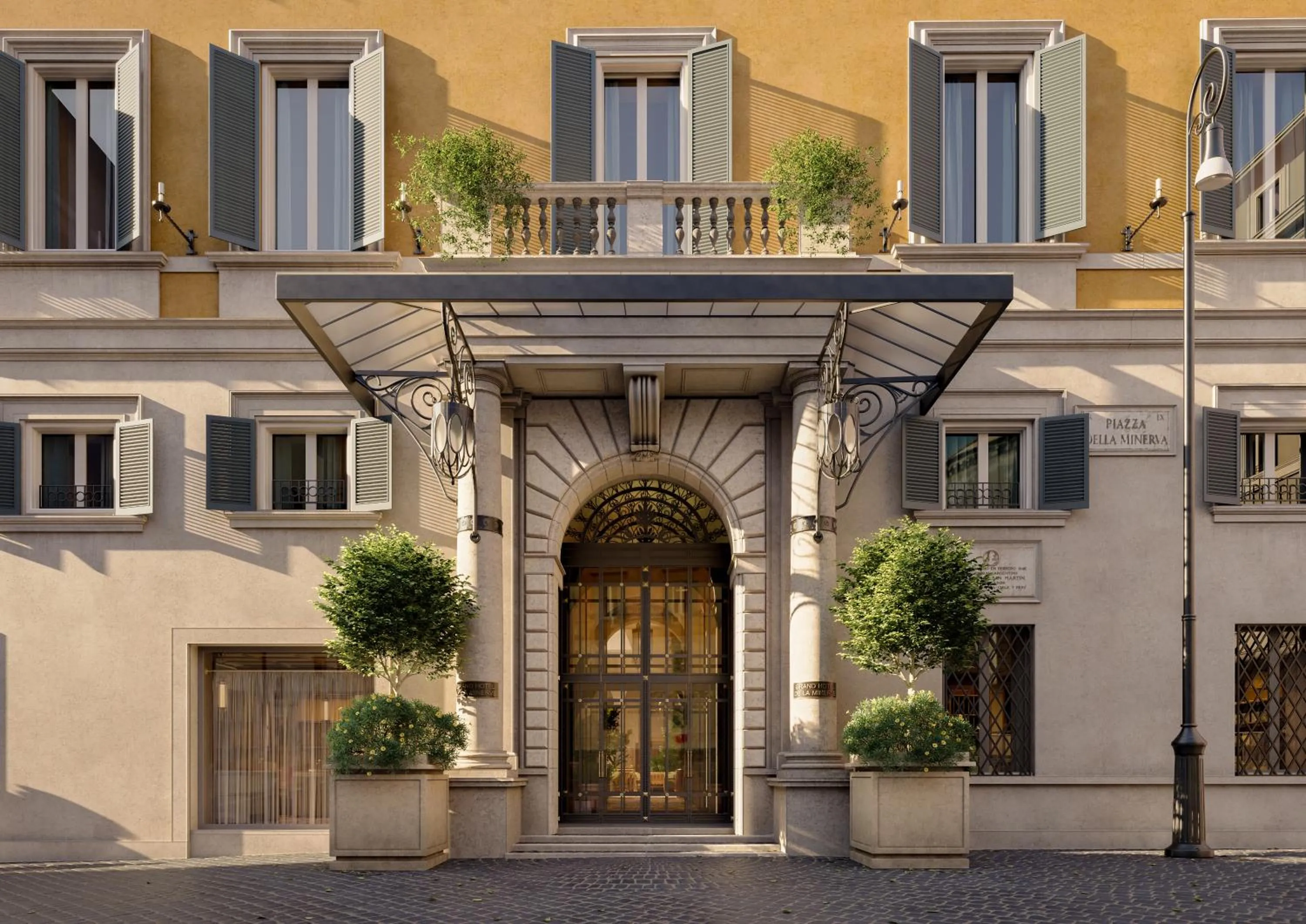 Facade/entrance in Orient Express La Minerva