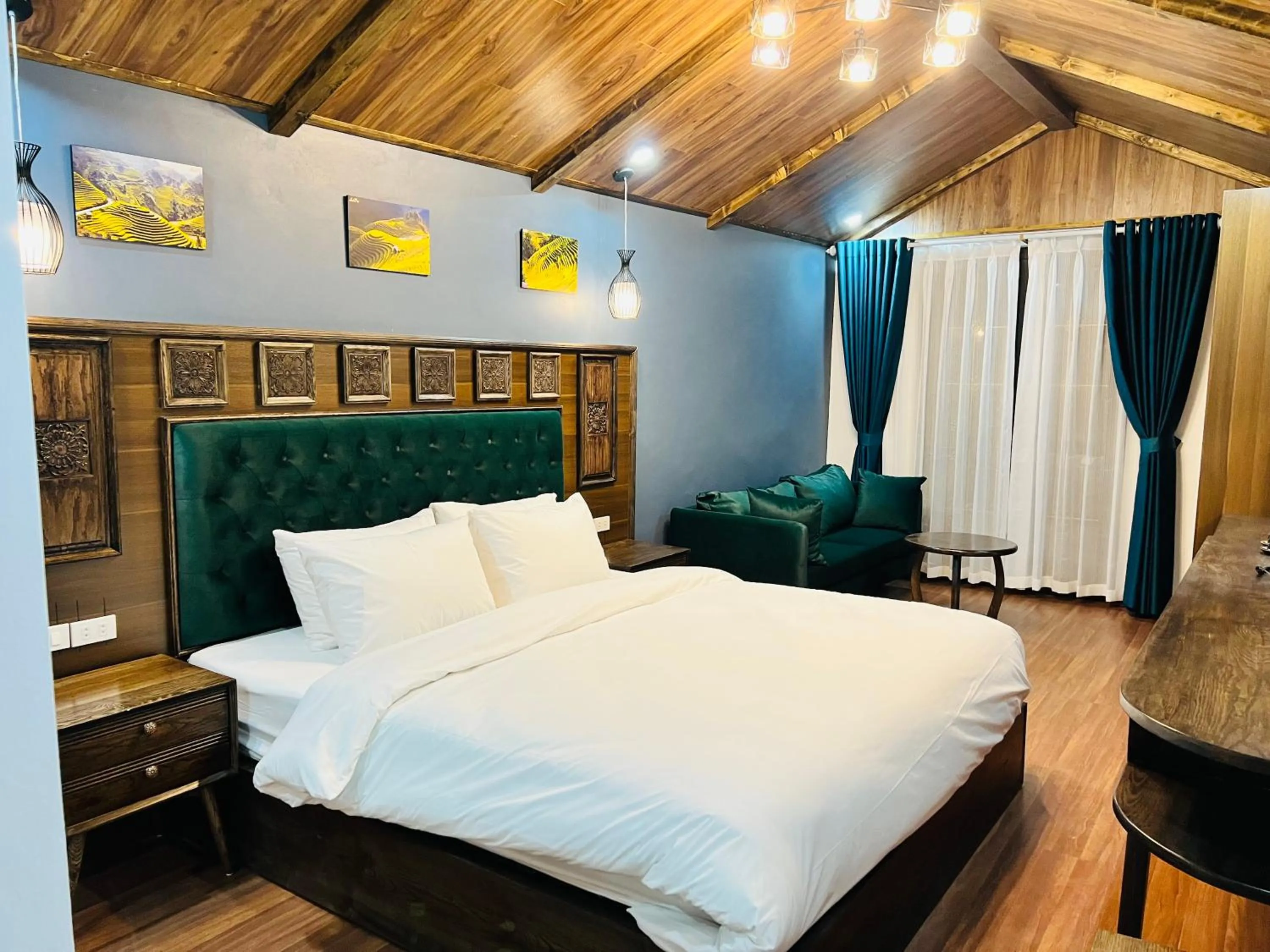 Bedroom, Bed in Sapa Grand Hills Hotel Apartments