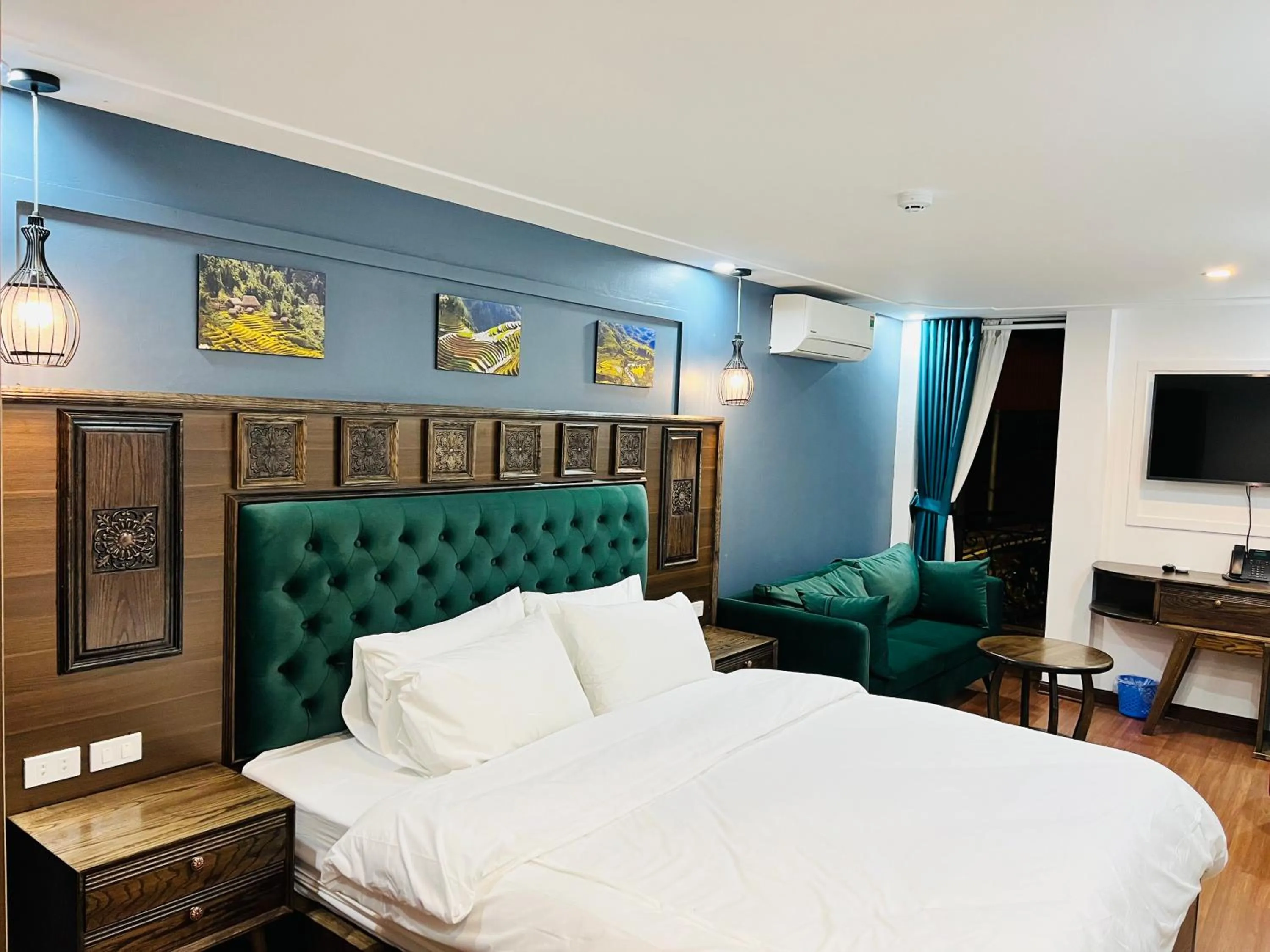 Bedroom, Bed in Sapa Grand Hills Hotel Apartments