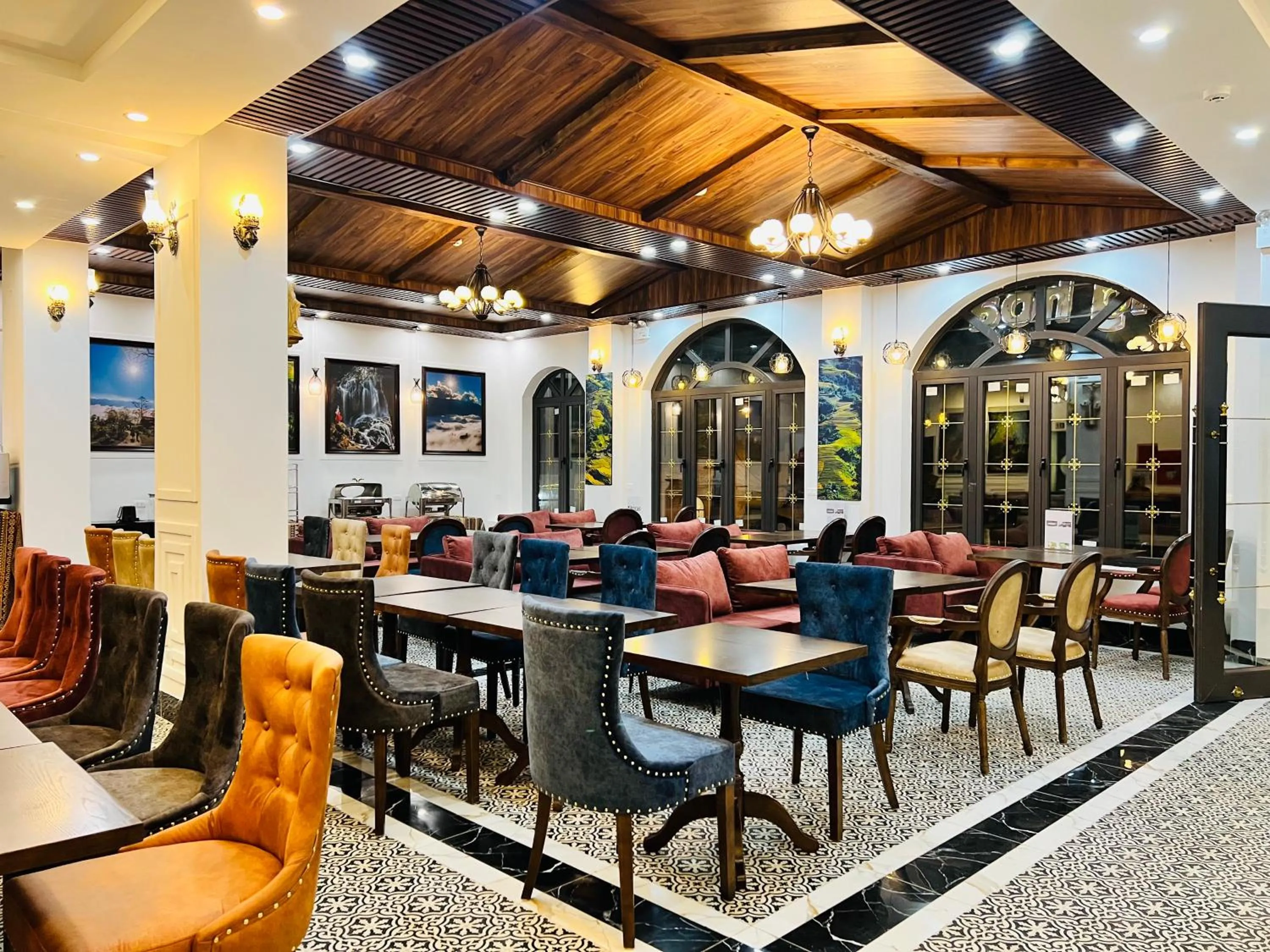 Lounge or bar in Sapa Grand Hills Hotel Apartments