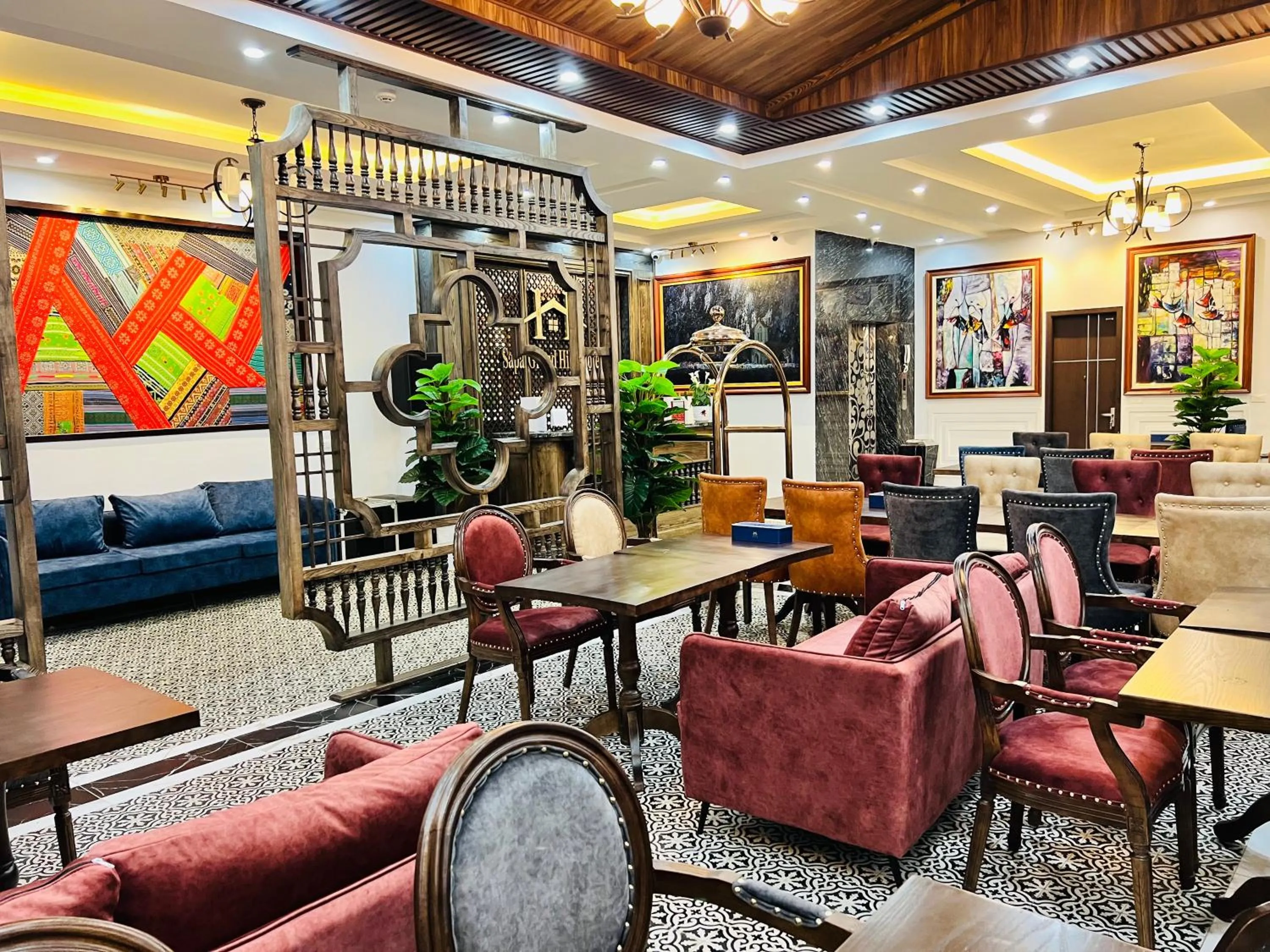 Lobby or reception in Sapa Grand Hills Hotel Apartments