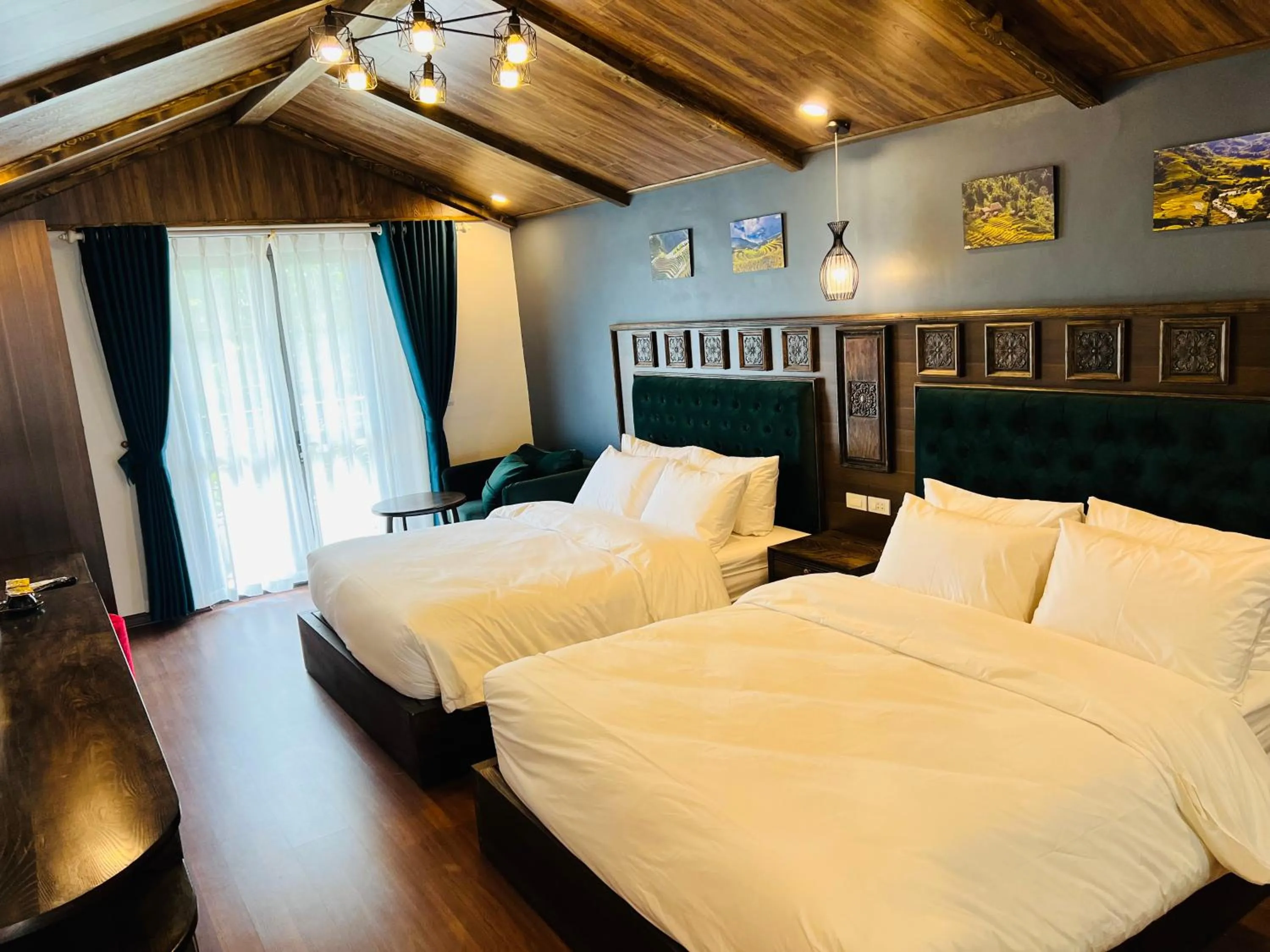 Photo of the whole room, Bed in Sapa Grand Hills Hotel Apartments
