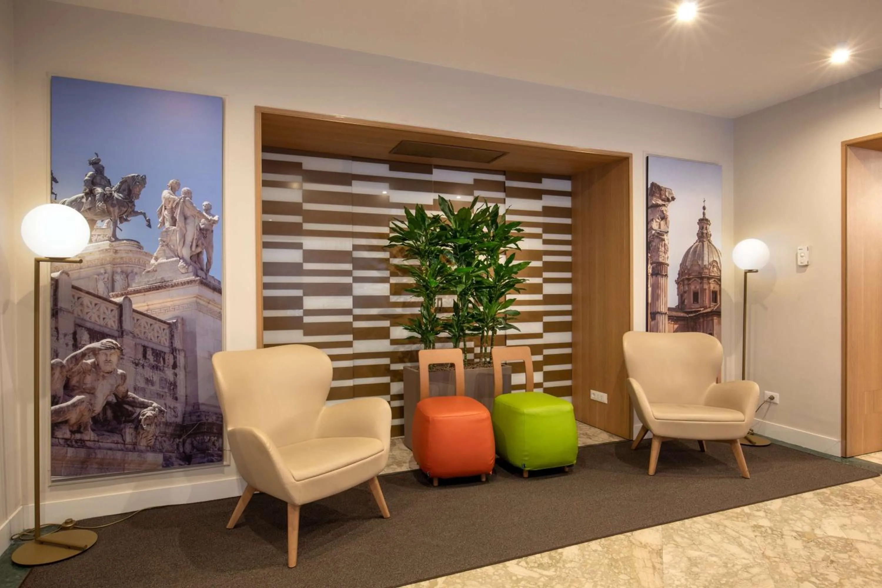 Lobby or reception in Cosmopolita Rome Colosseum, Tapestry Collection by Hilton