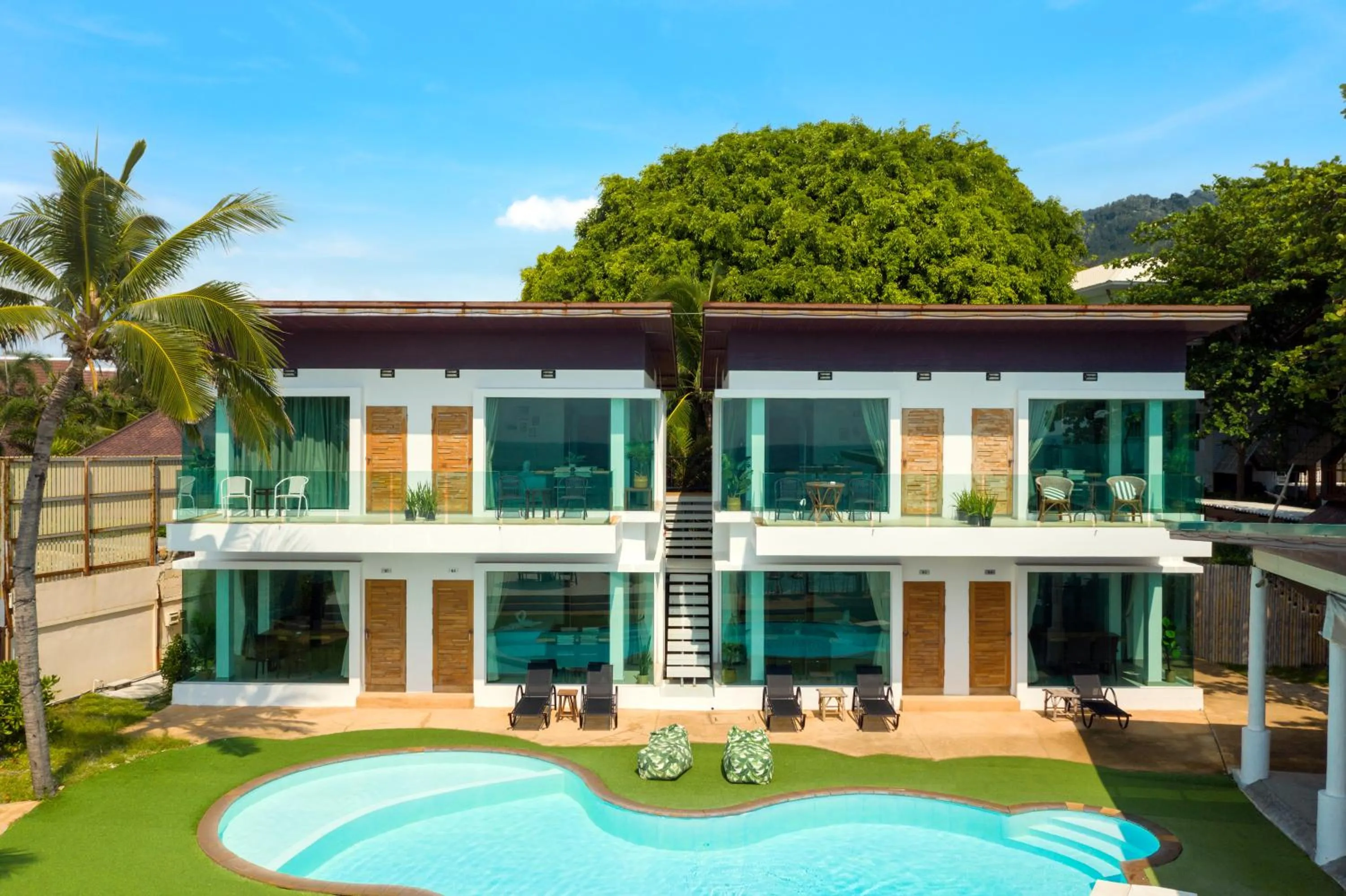 Pool view in 4U Resort Samui