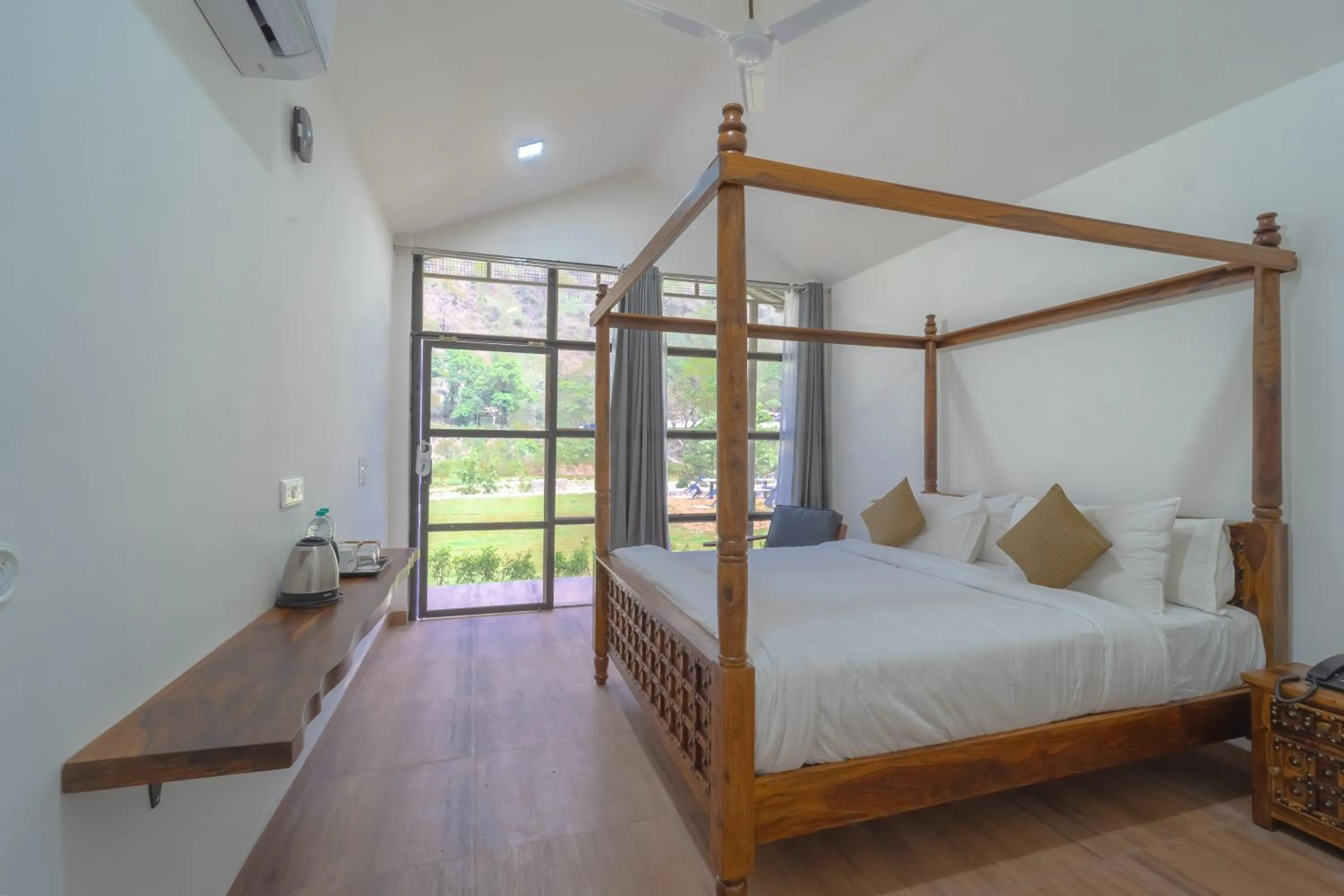 Bed in The Ayali Riverside Resort