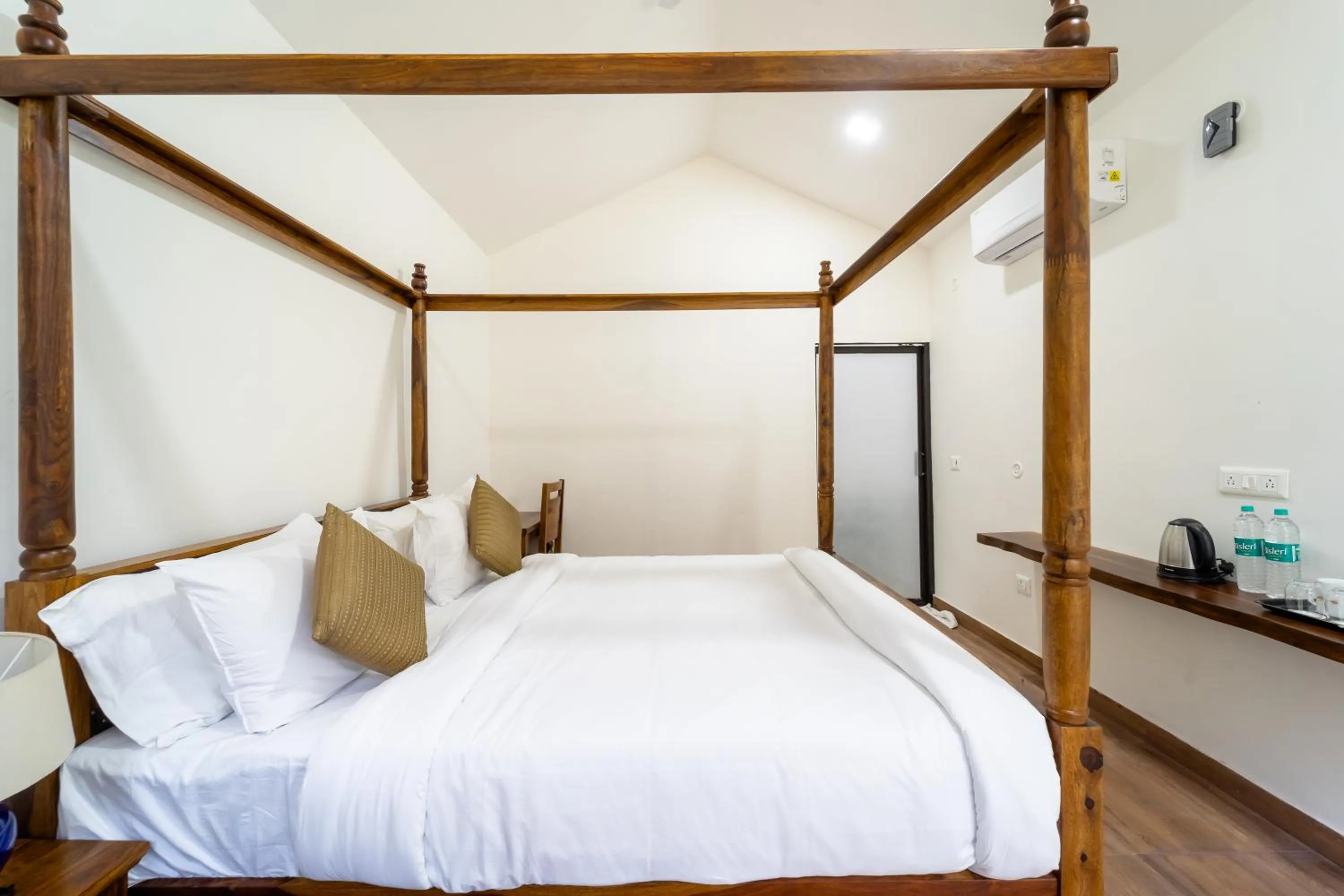 Bed in The Ayali Riverside Resort