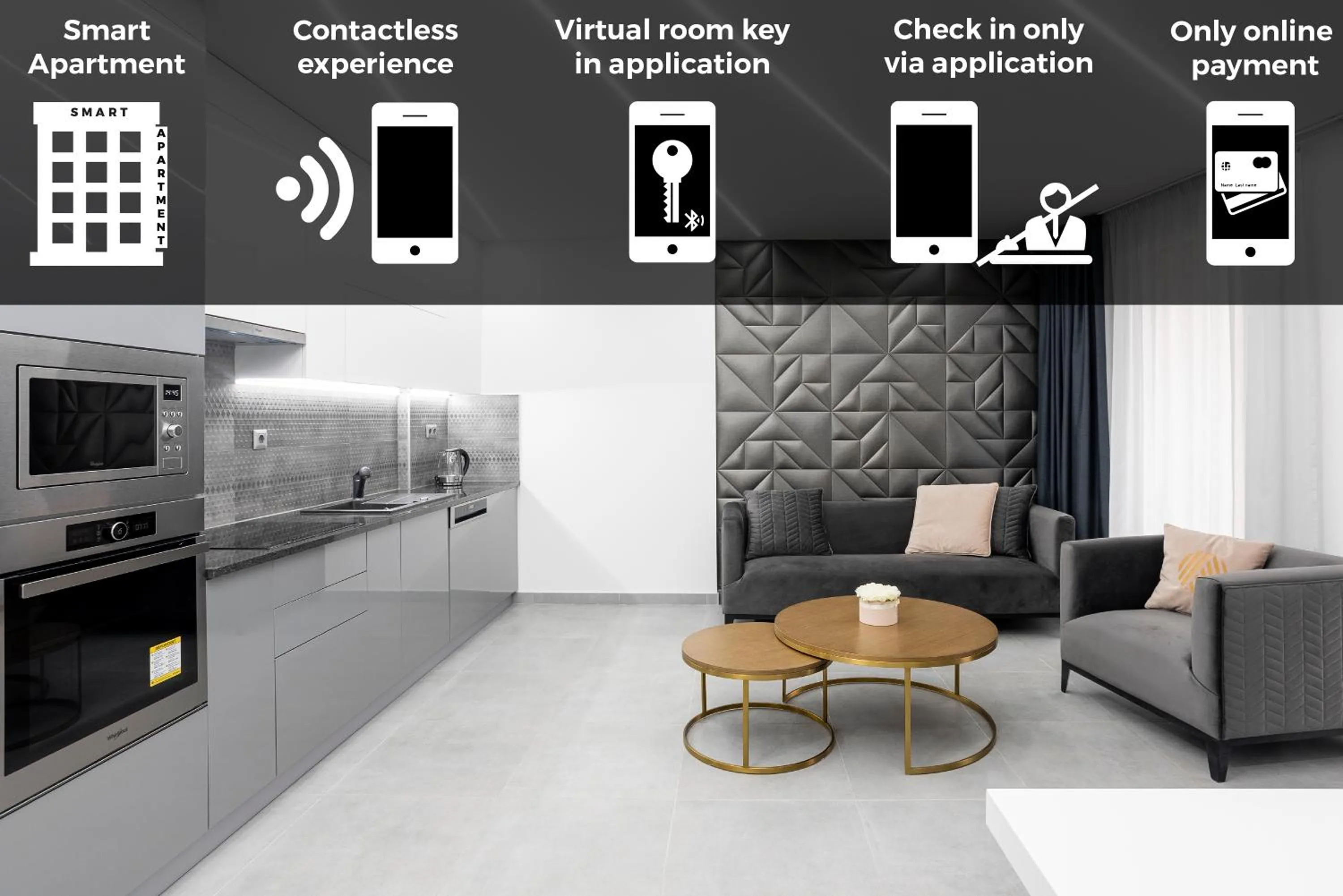 Living room in Avand Apartments Debrecen